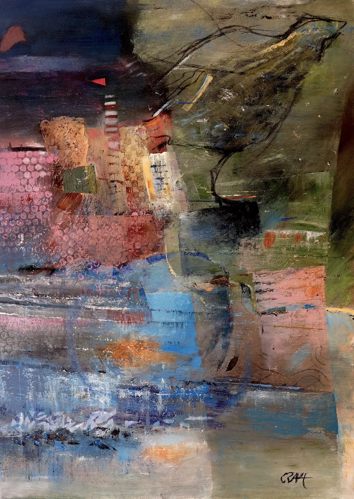 Oljemålning PERIFERI av Thomaz Grahl