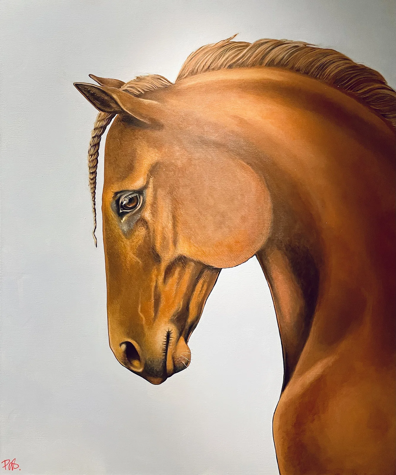 Akrylmålning Horse av Patricia