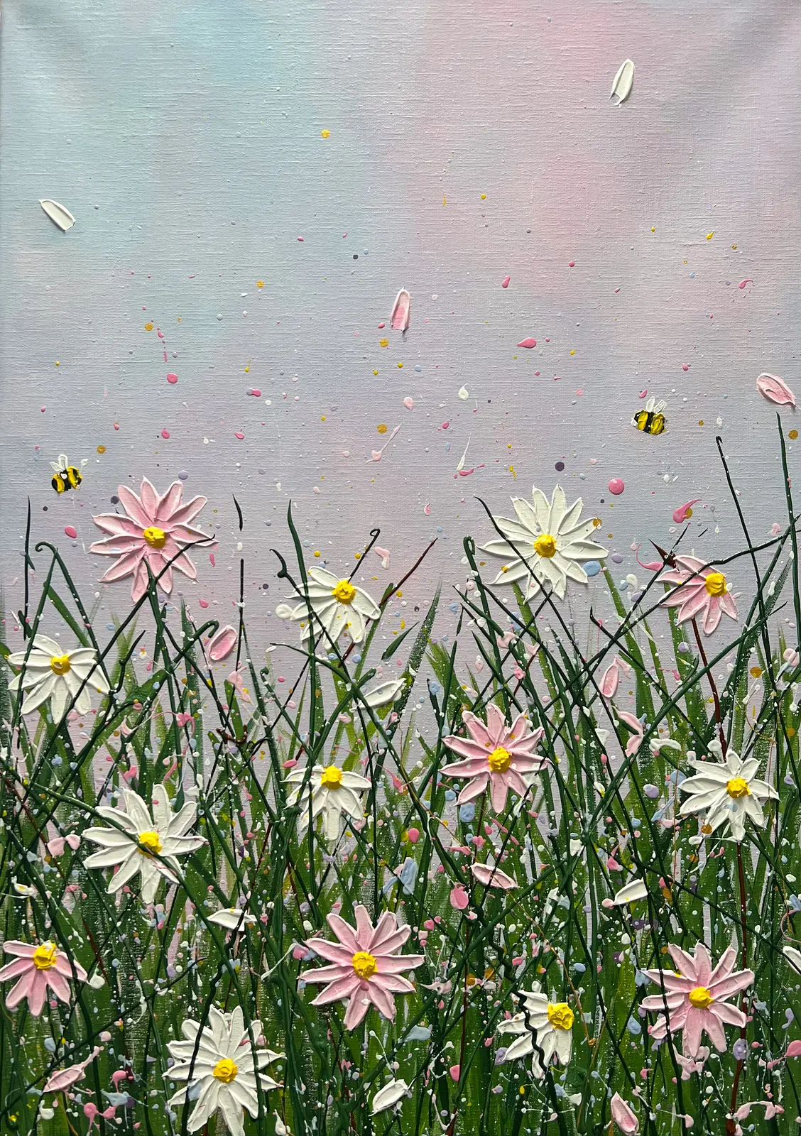 Akrylmålning Meadow No.2 av Veronica Fuchs