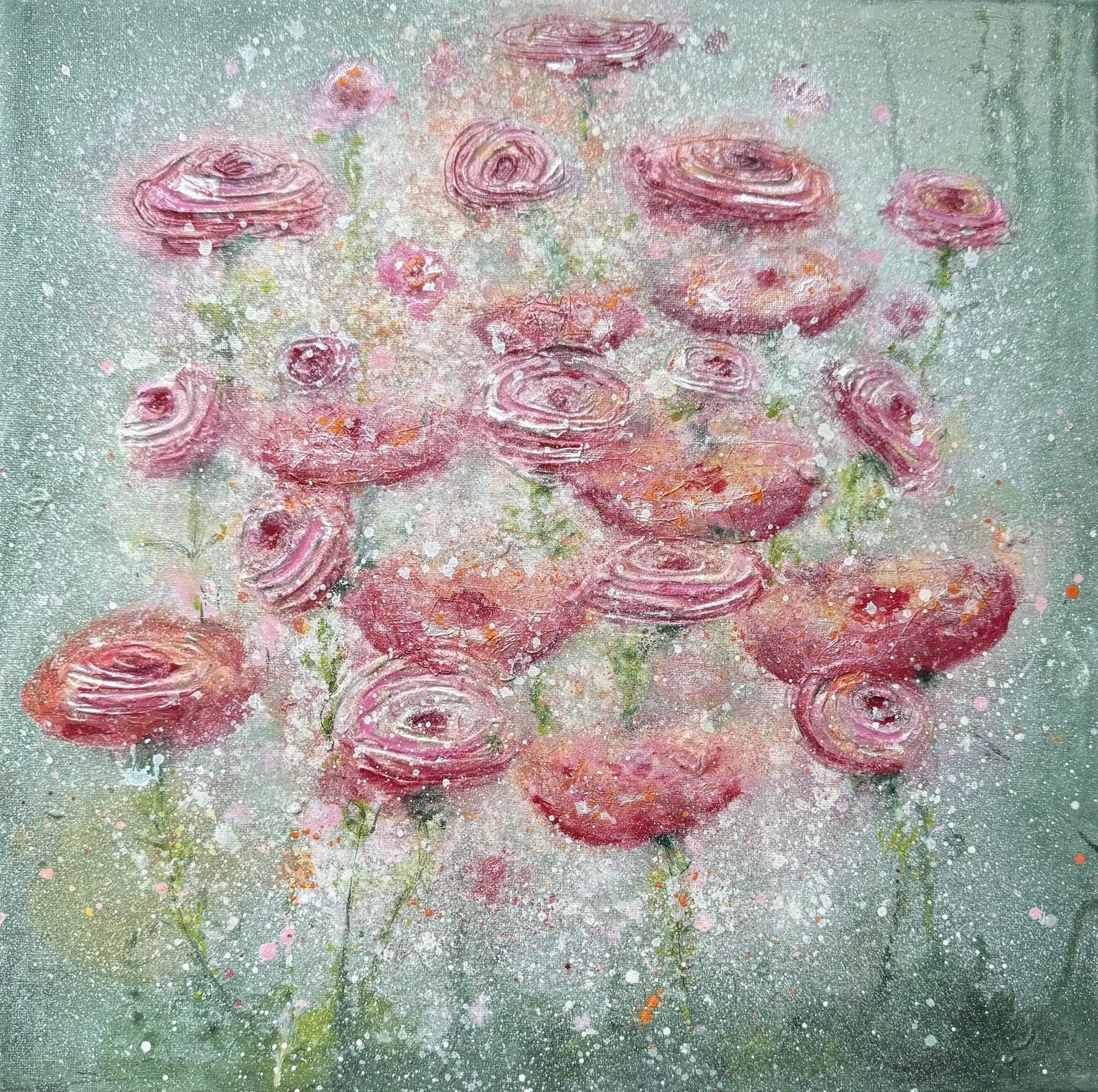 Akrylmålning Dröm om vår av C. T. Hoffmann