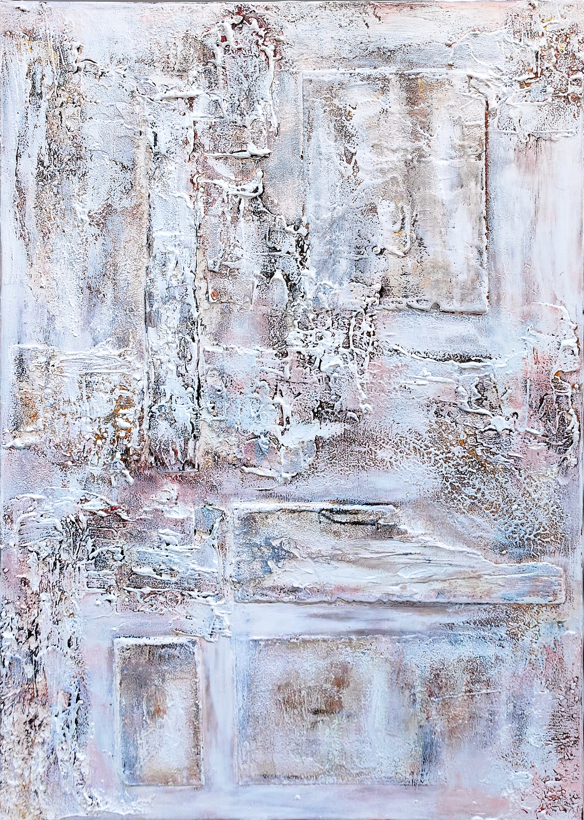 Akrylmålning 114 Come With Me Ivory av Carolina Kotlinska