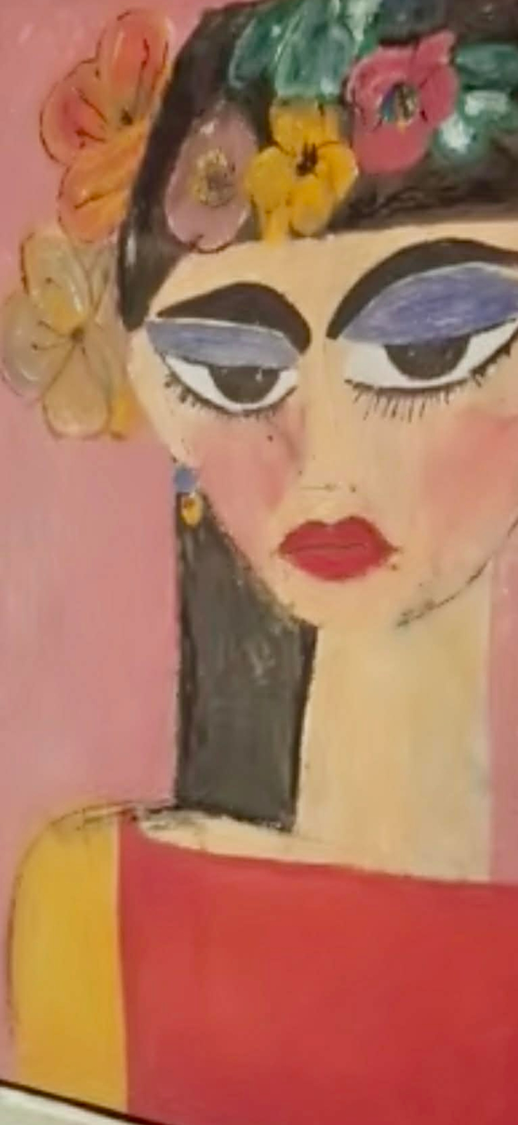 Akrylmålning Amar av Amar Z