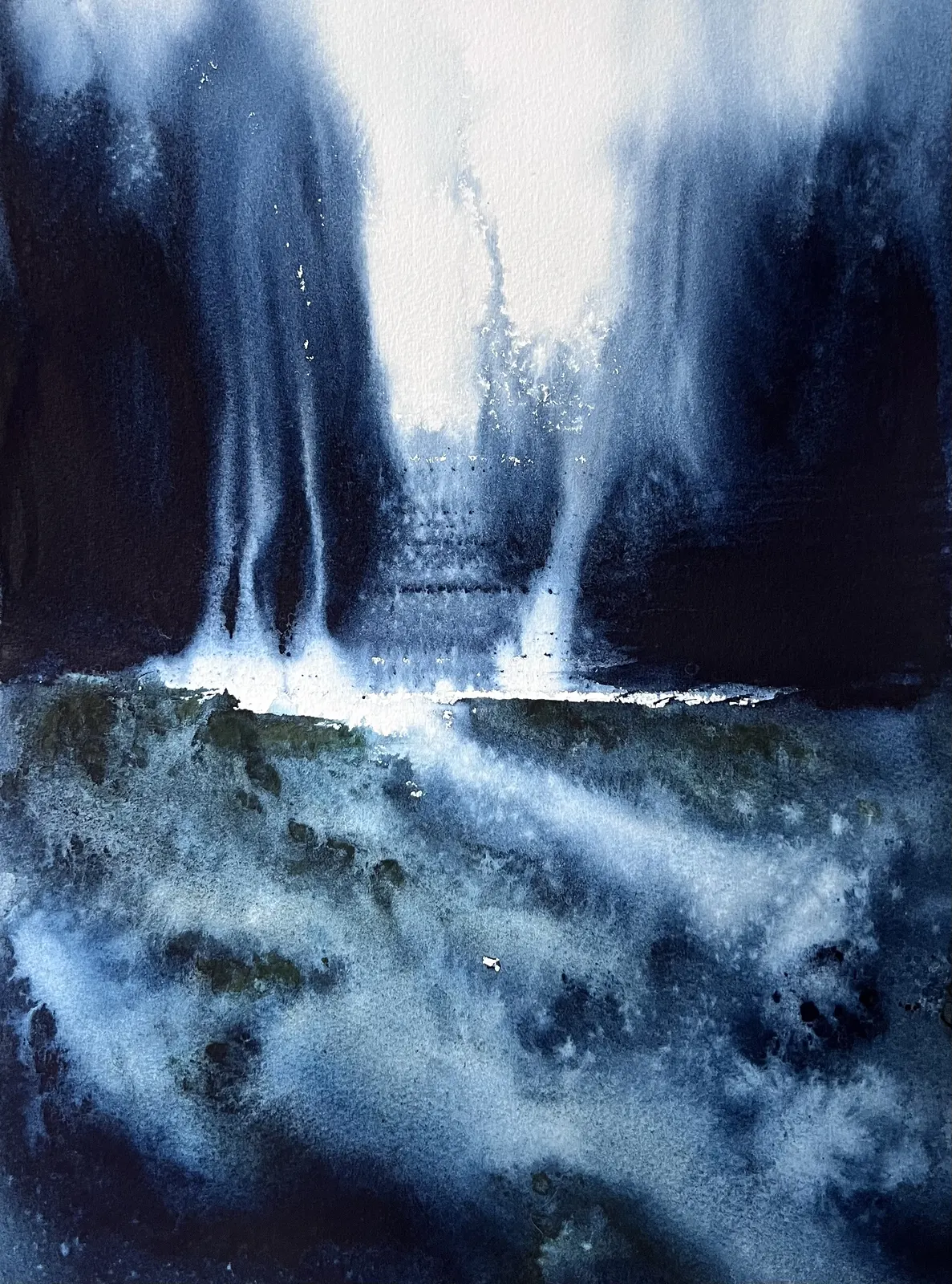 Akvarell The Stairway av Tuva Andersen