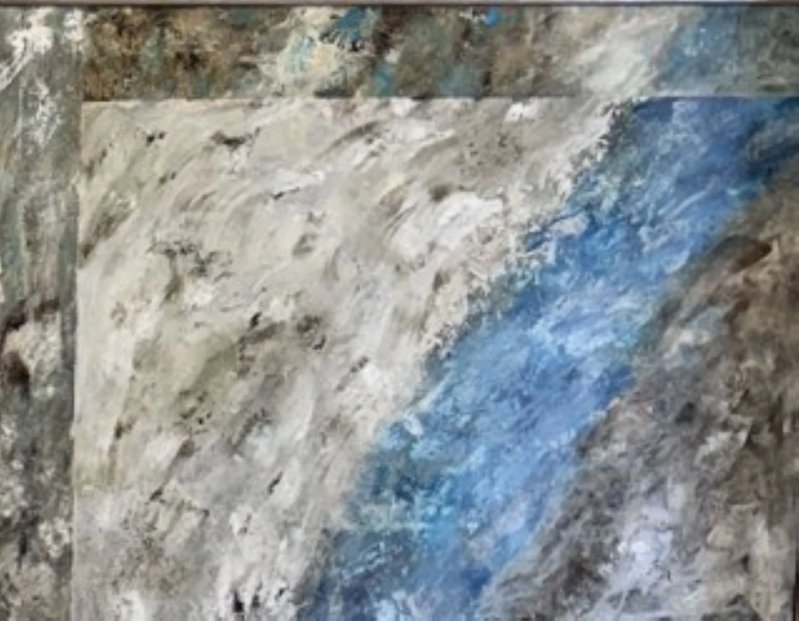 Akrylmålning Vattenfall av Eva Filubelli