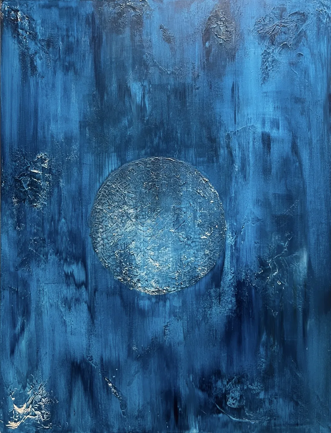 Akrylmålning Core of Silence av Hanar Baram