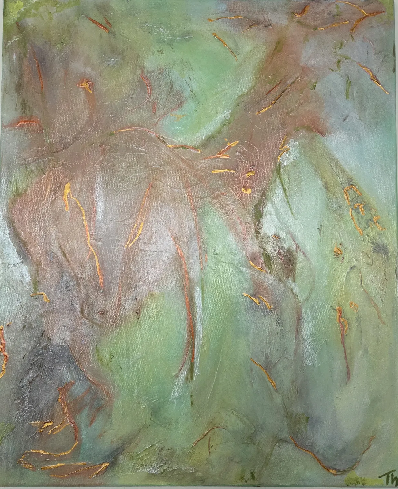 Akrylmålning Forest illution av Art_by_theresew Vesterlund