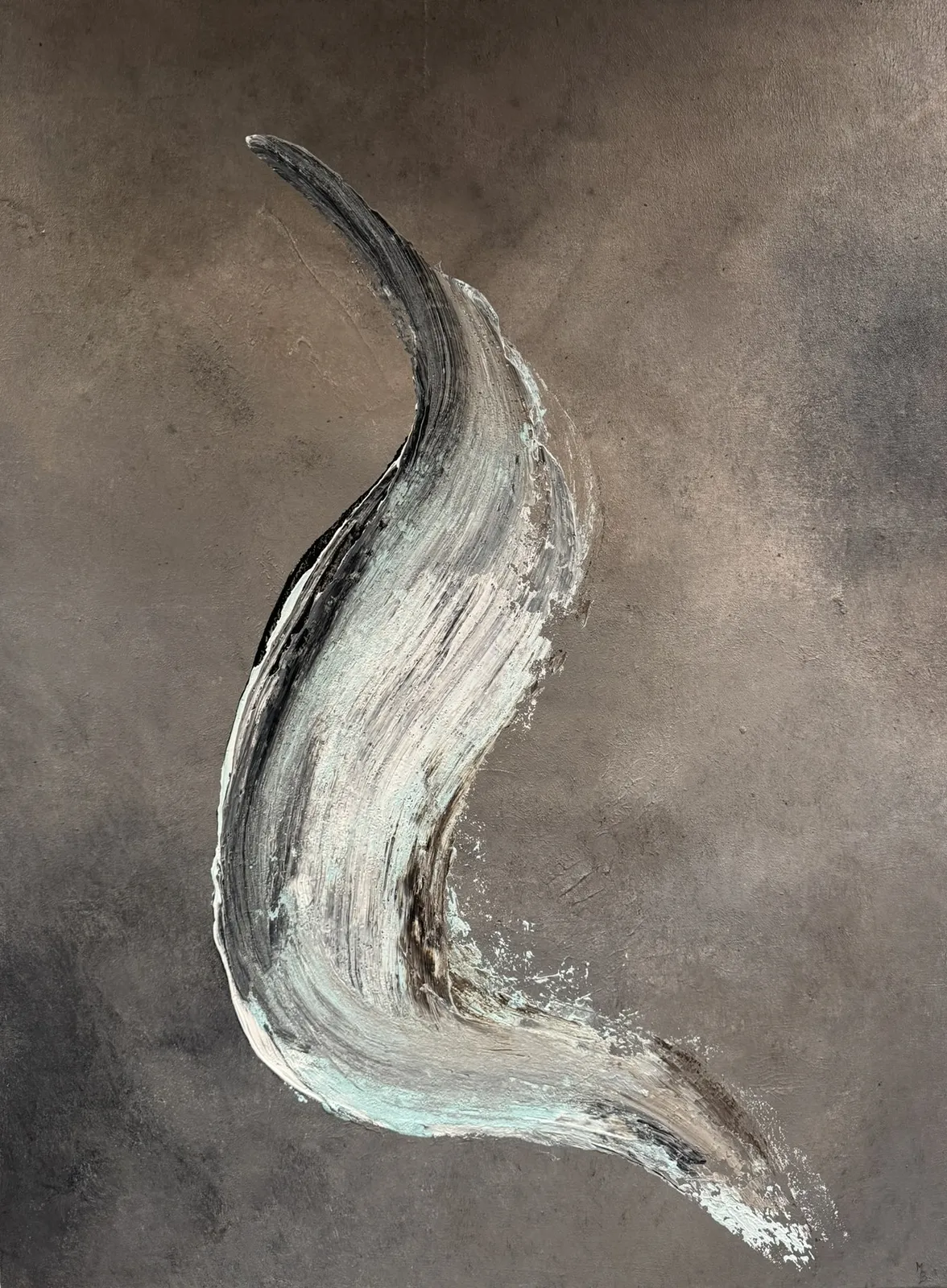 Akrylmålning Swipe av Martina Bogyo Sandgren