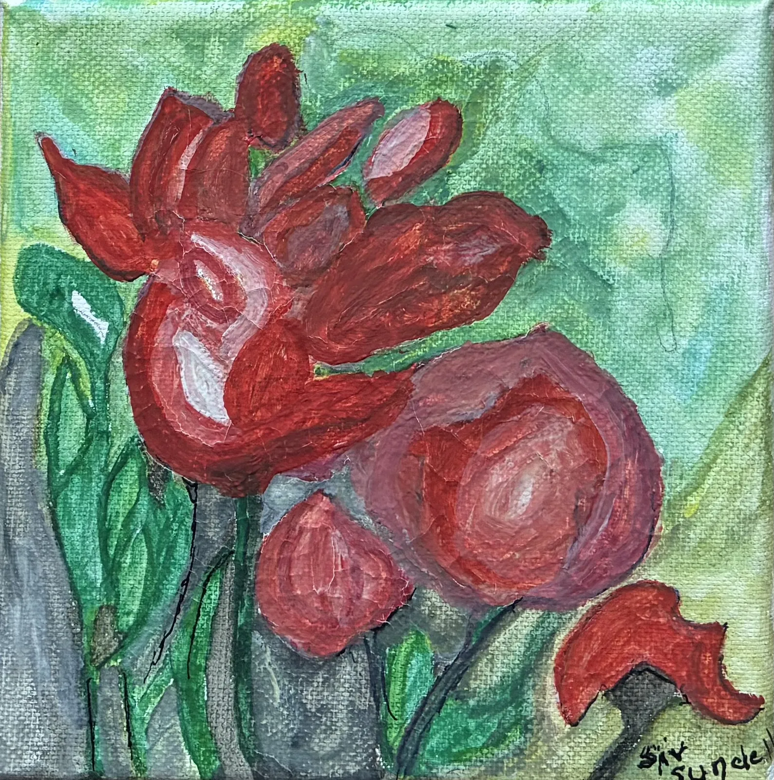 Akvarell av Siv Sundell