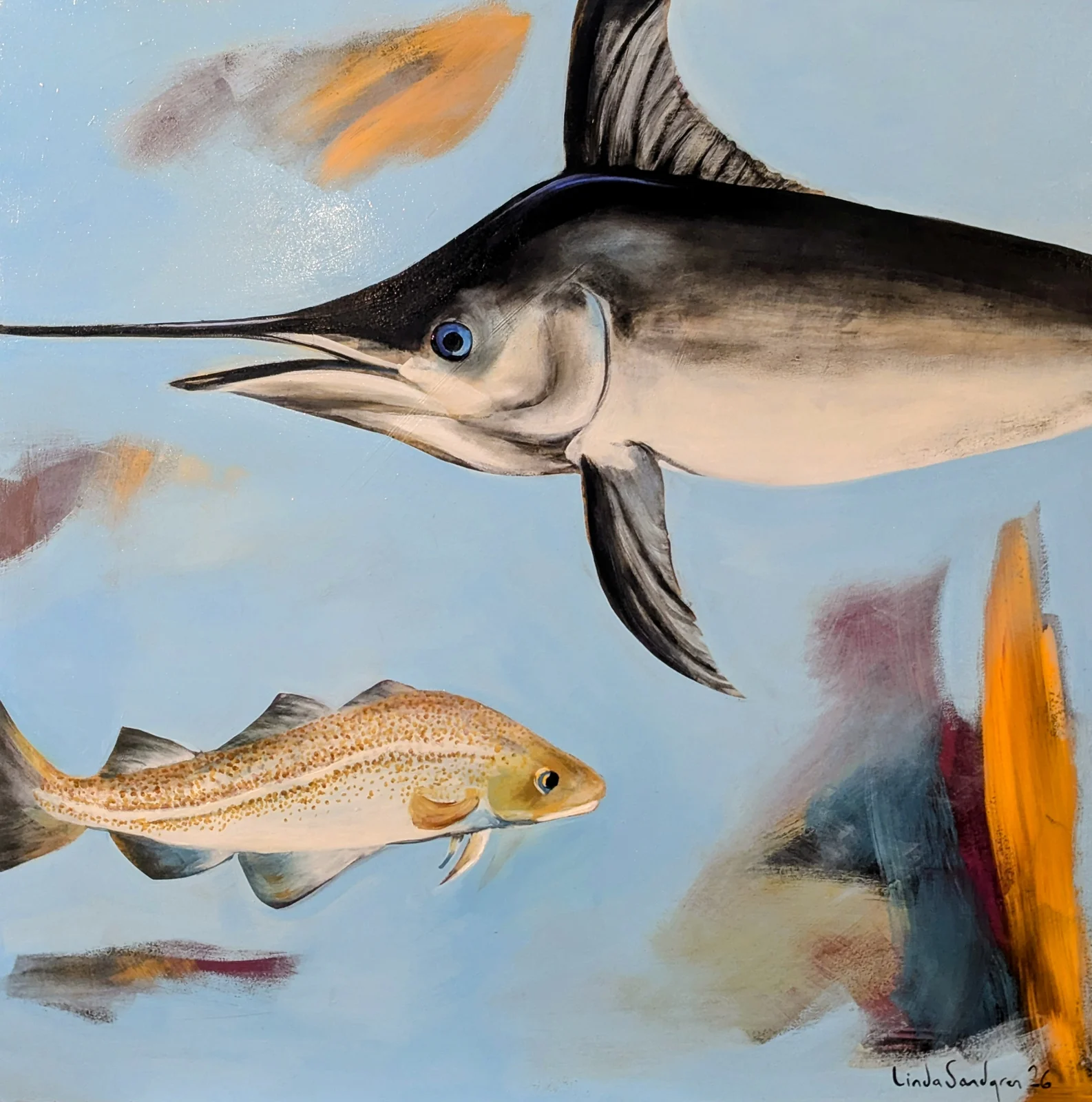 Färghav XIII av Linda Sandgren