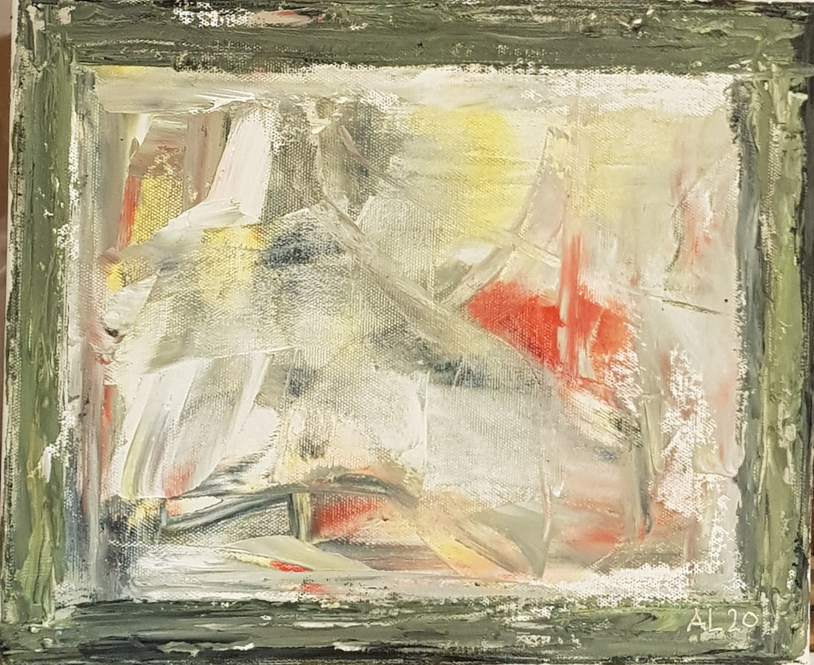 Oljemålning View from a window 1 av Anders Lindgren