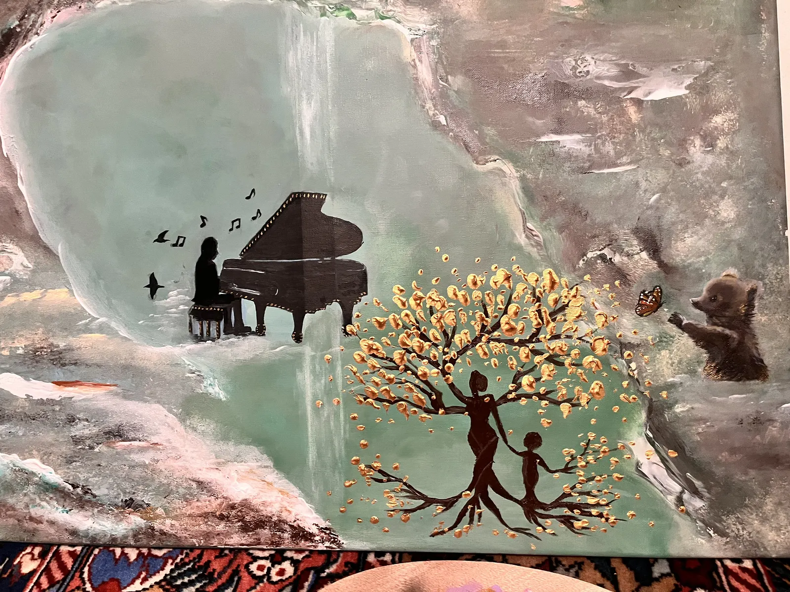 Akrylmålning Liv av Mahsa Kabirifar