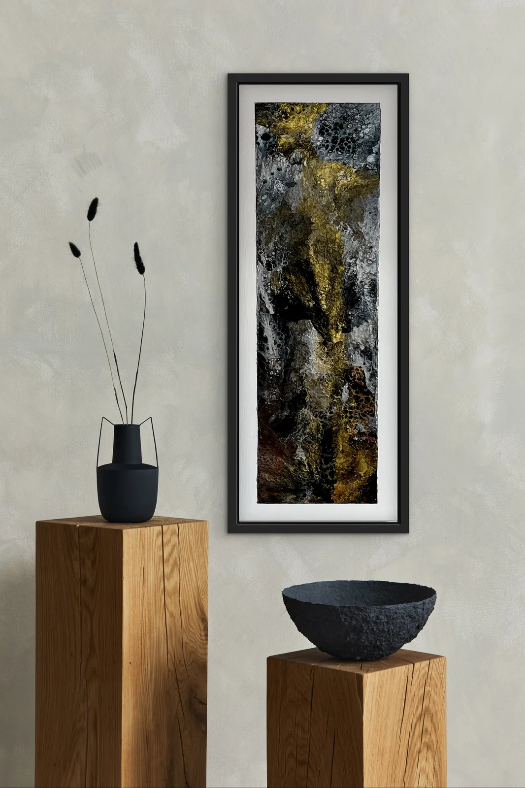 Akrylmålning Kaos och harmoni av Helena Rystedt