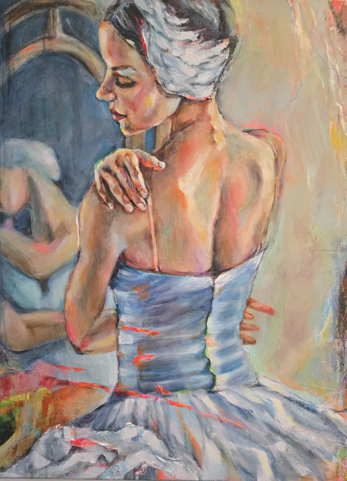 Akrylmålning Ballerina av Lana BLINK