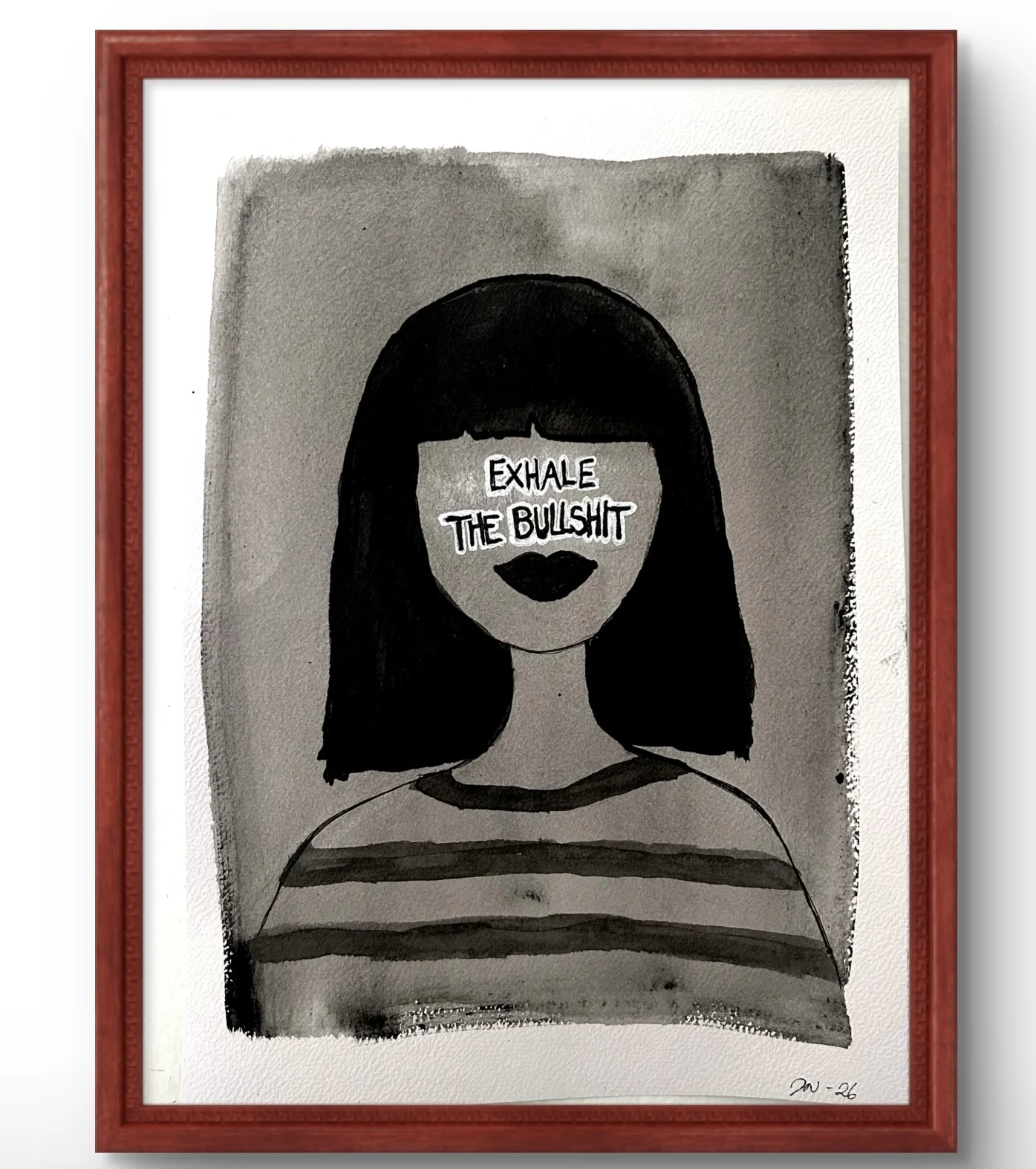 Exhale the bullshit av Johanna Norrgård