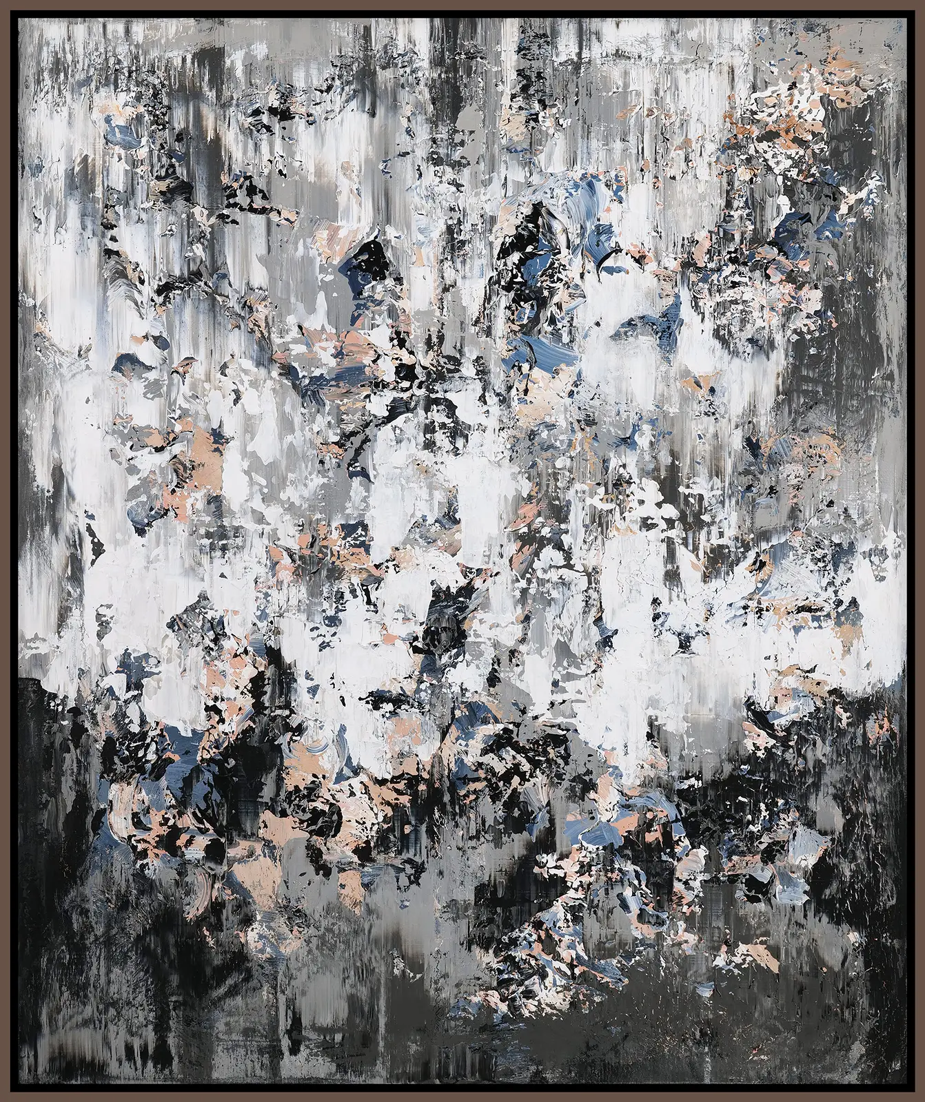 Akrylmålning Abstract No.2605 av Tomas Hammar