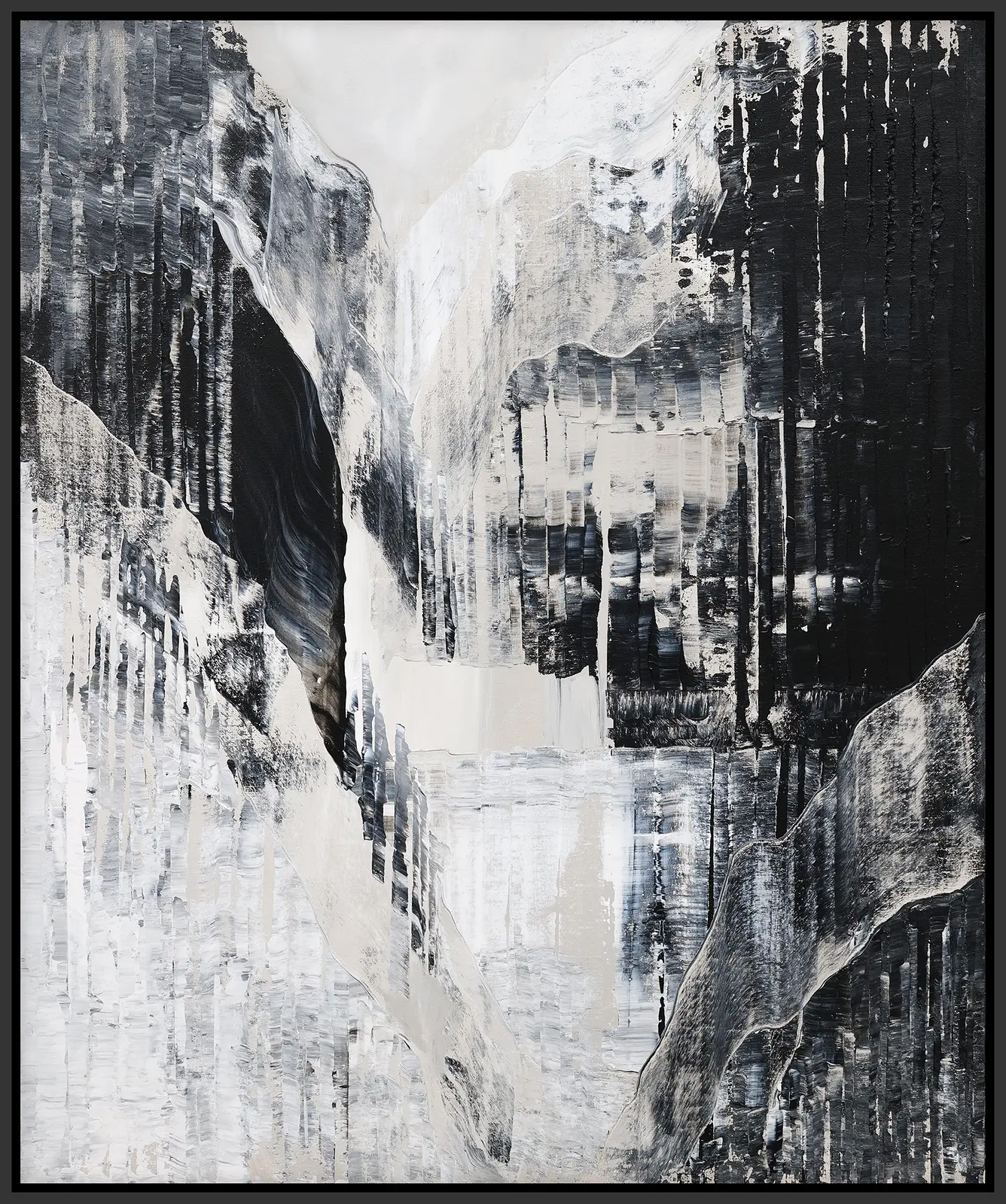 Akrylmålning Abstract No.2516 av Tomas Hammar