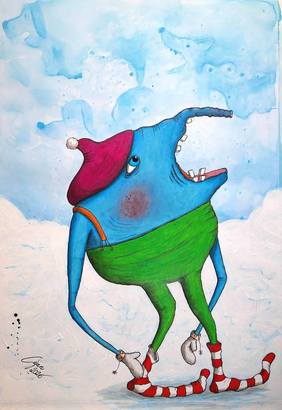 Vinterhimmel av Carina Cajan Jansson