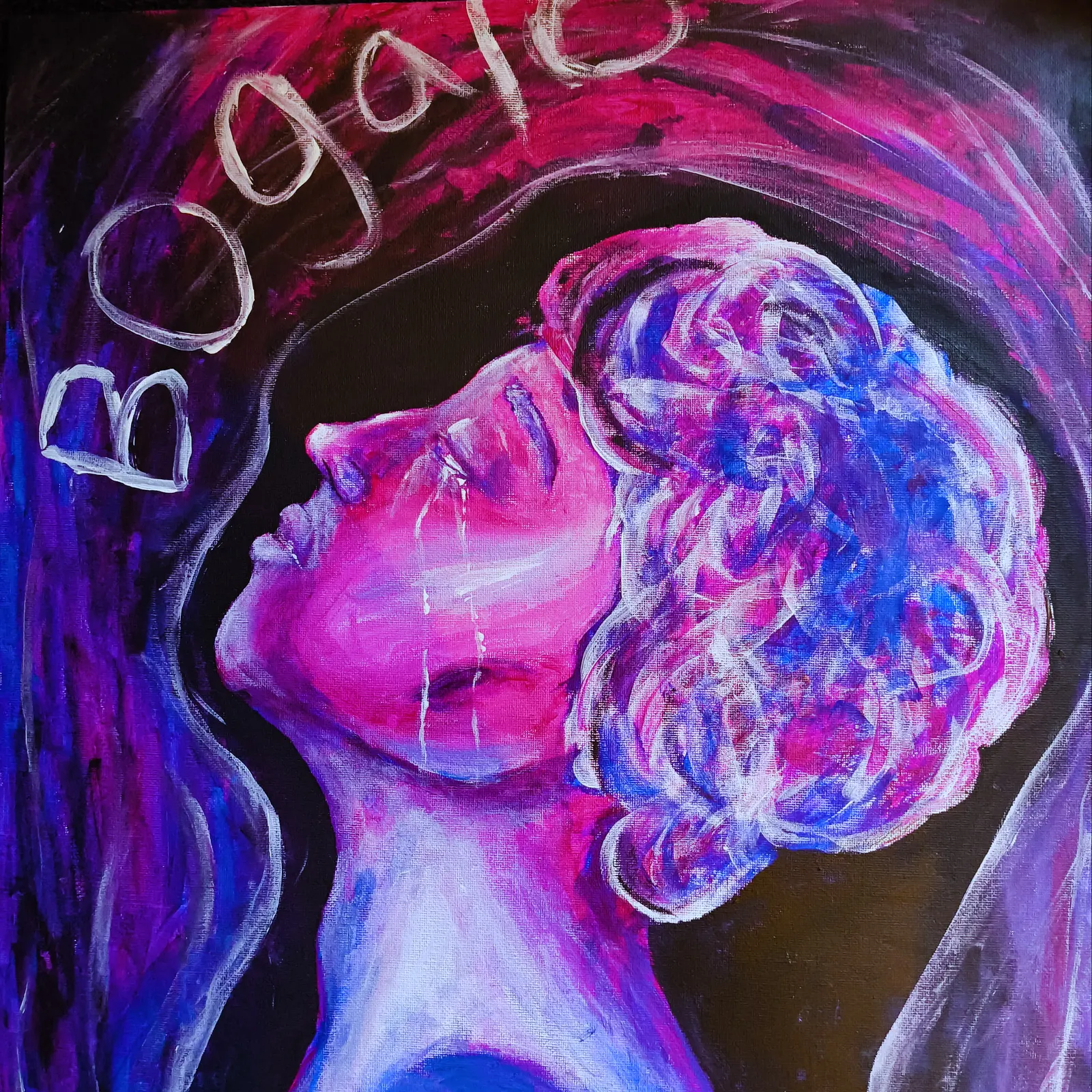 Akrylmålning av Julia Eriksson Larsson