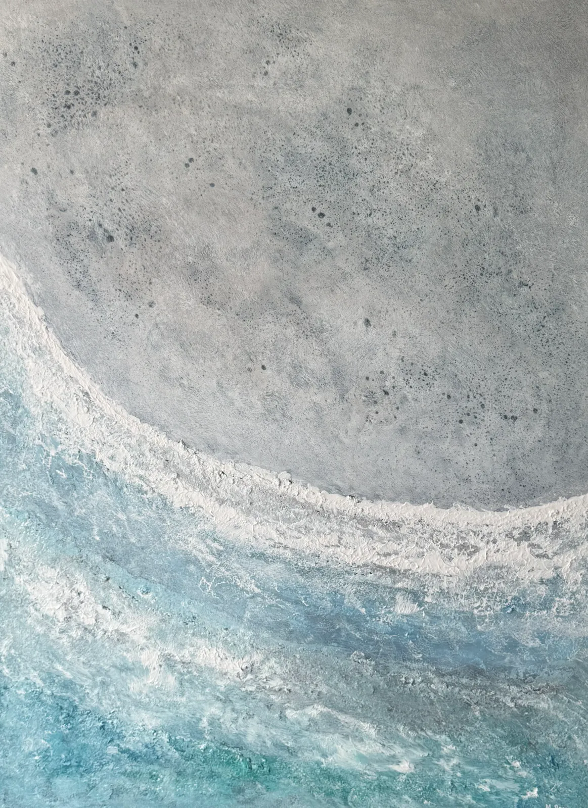 Akrylmålning The Ocean av Martina Bogyo Sandgren