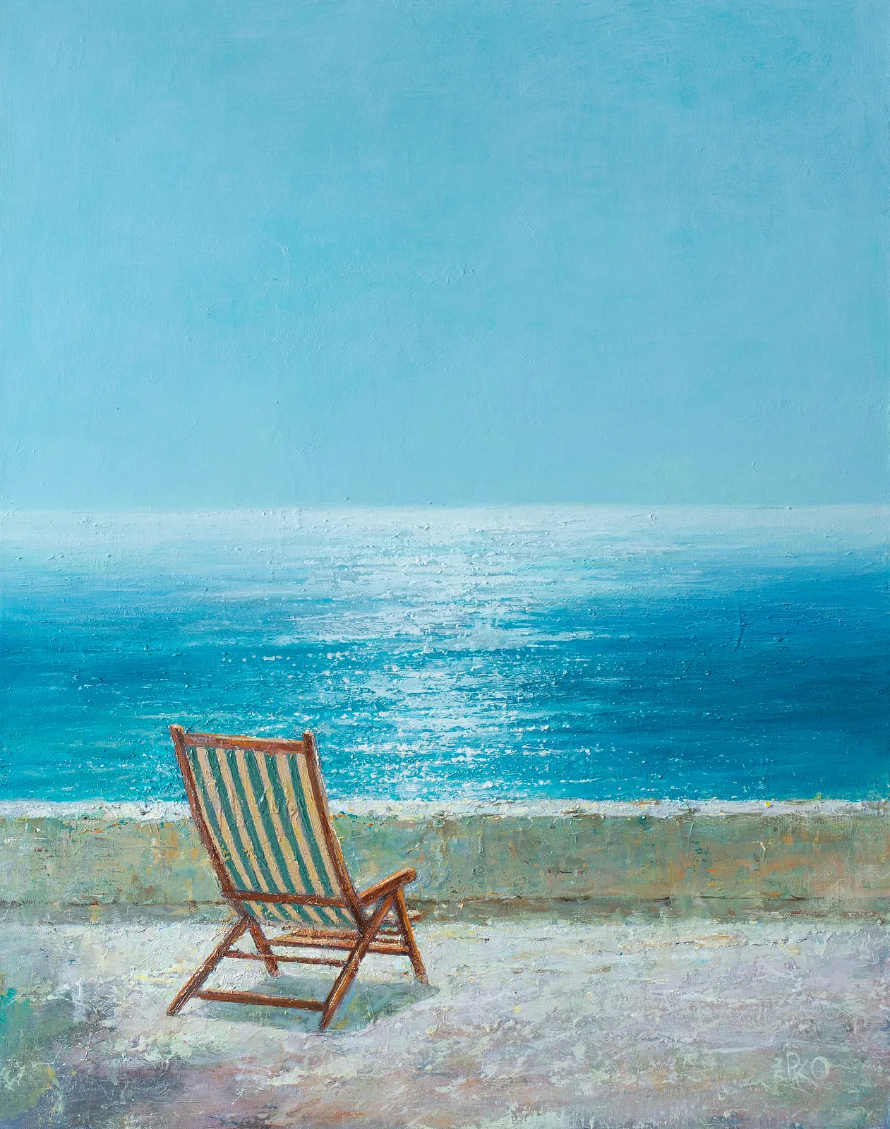 Oljemålning Silence No.11 av Ruslan Kolomiyets