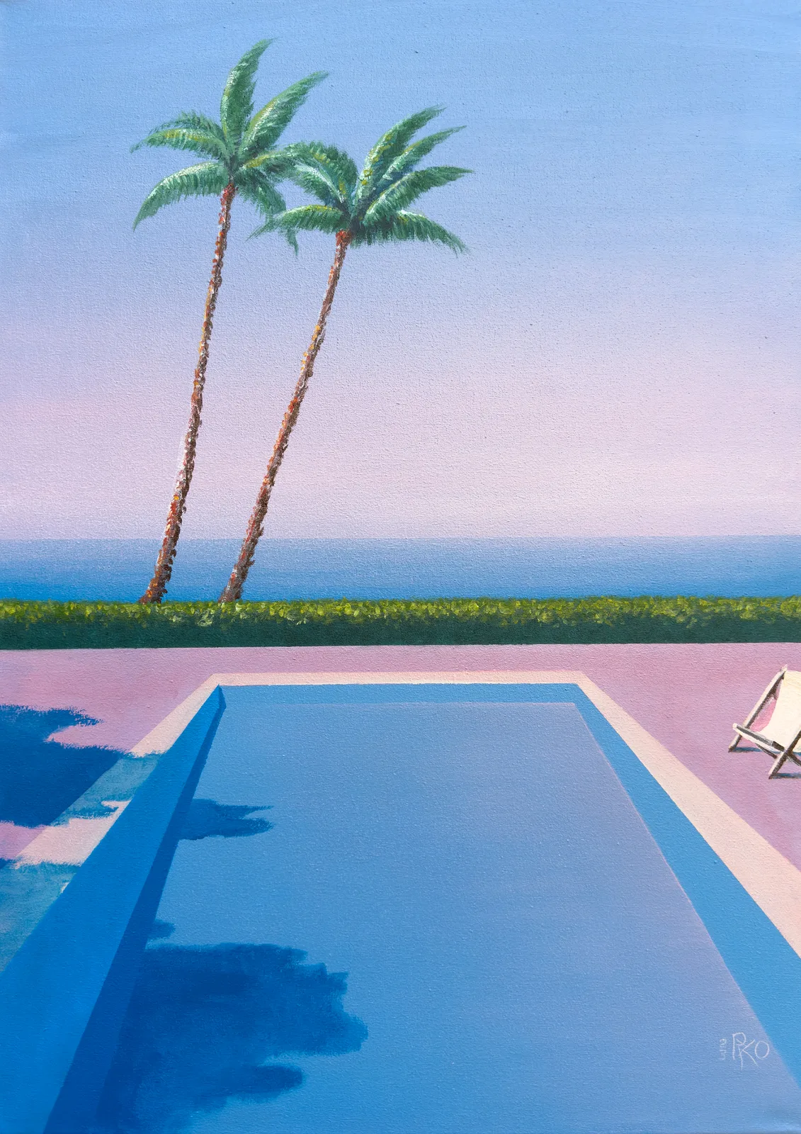 Akrylmålning Silence No.5 av Ruslan Kolomiyets