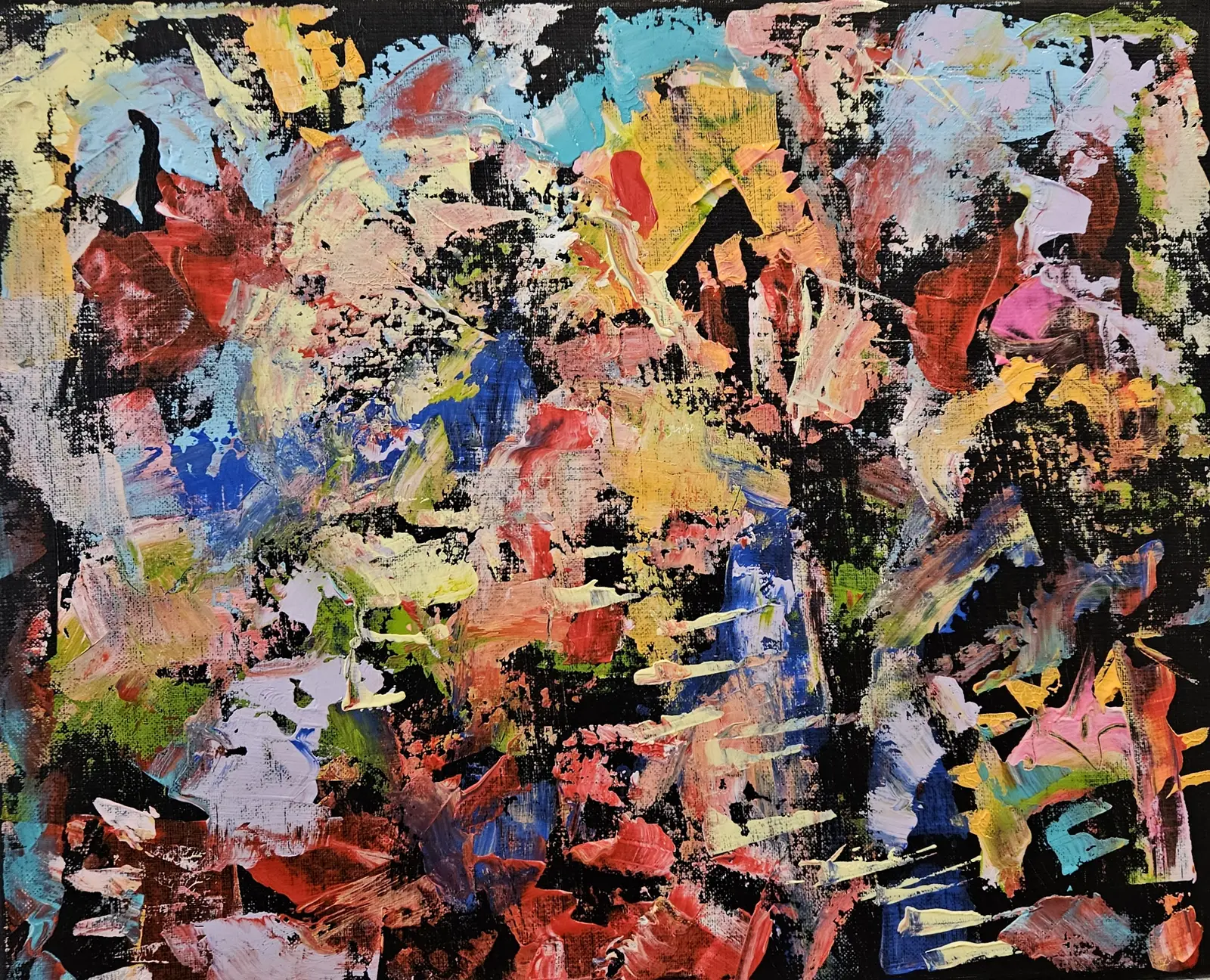 Akrylmålning Lost in the moment av Marita Håkansson