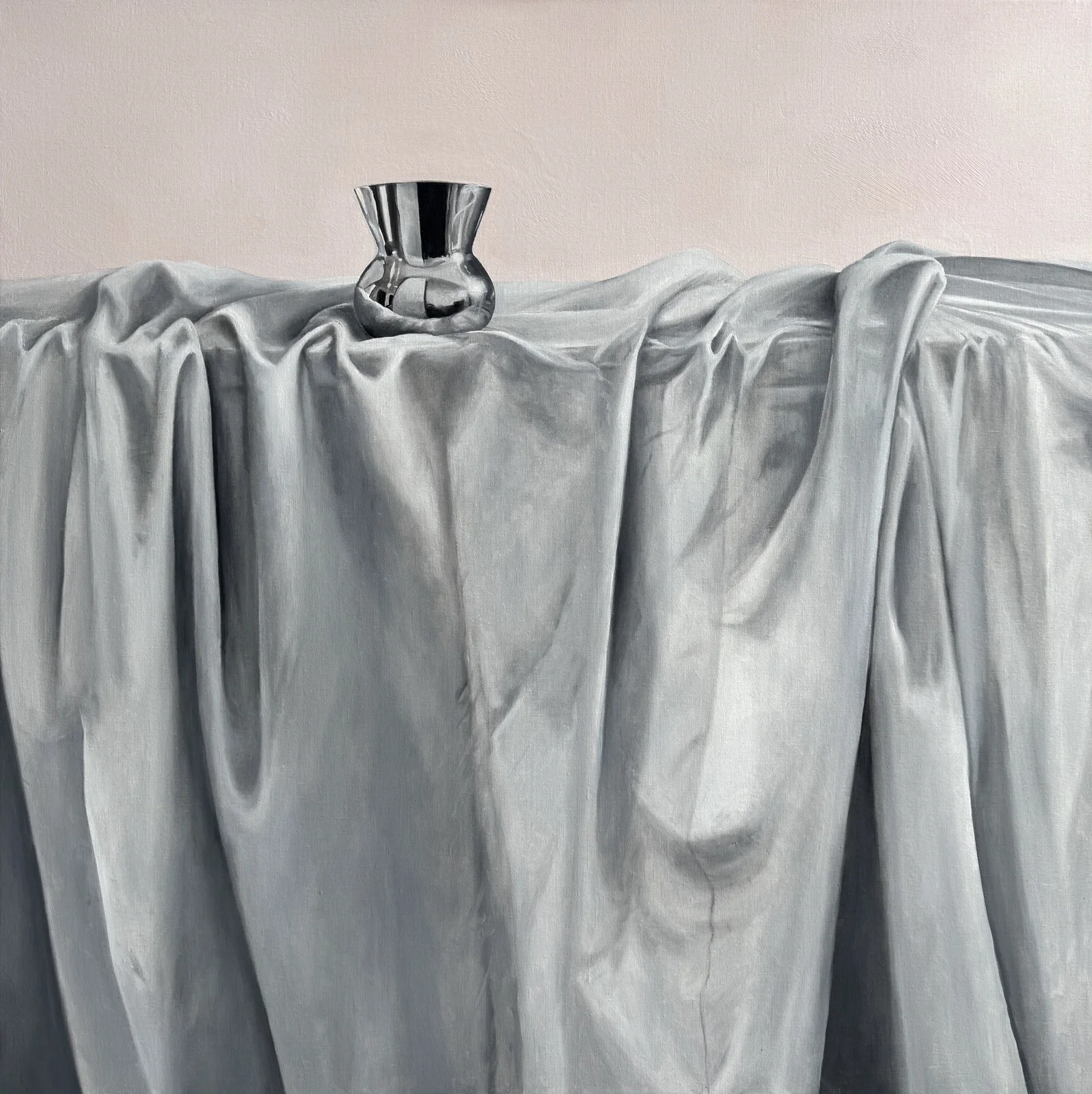 Oljemålning Stillife stainless av Natalie Hörnqvist