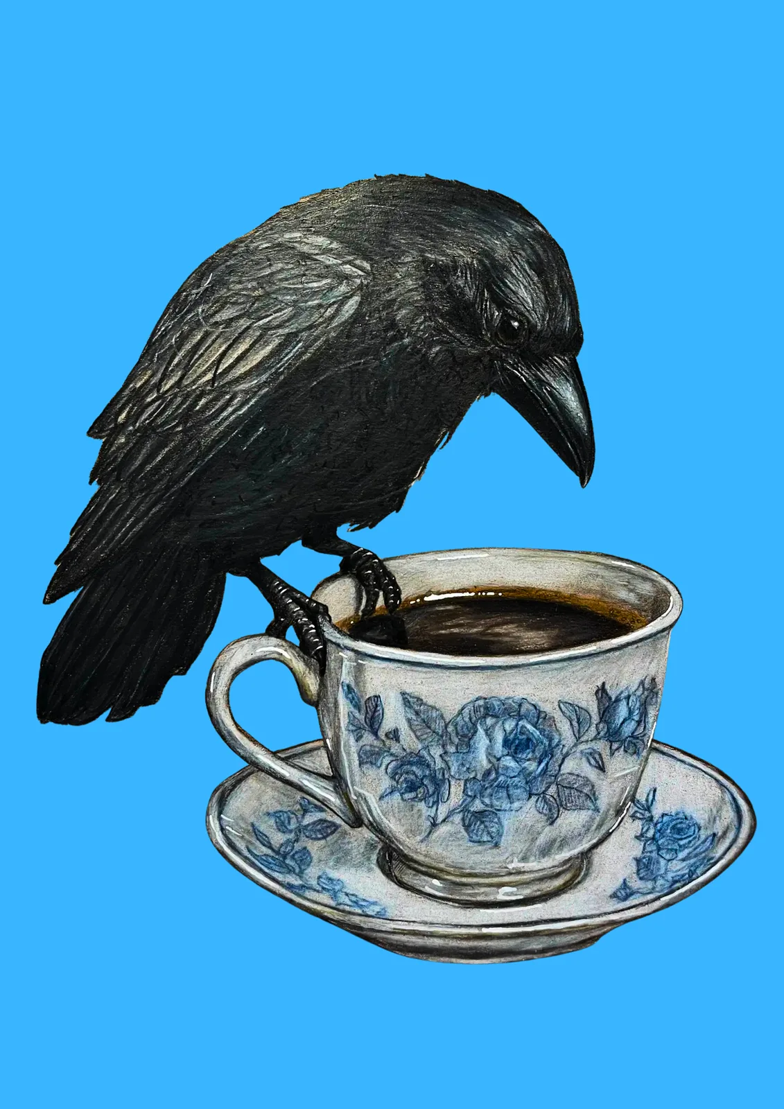 En Korp Kaffe - Blue Edition av Sandra Ahlman