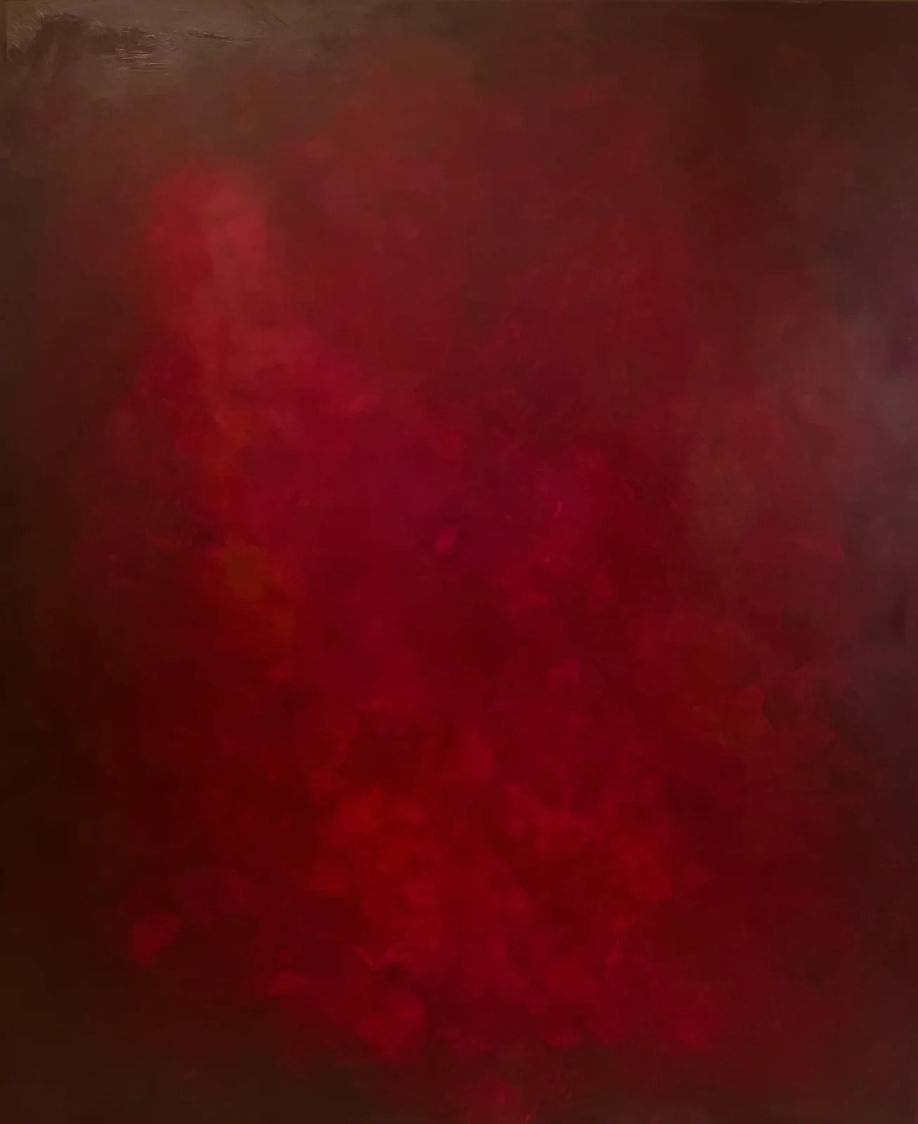 Akrylmålning Red Continuum I.   Reserverad av Anna Artistockholm Brandt