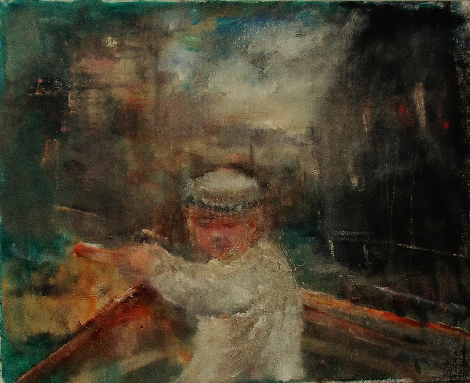Oljemålning MEMORY av Jan Söderman