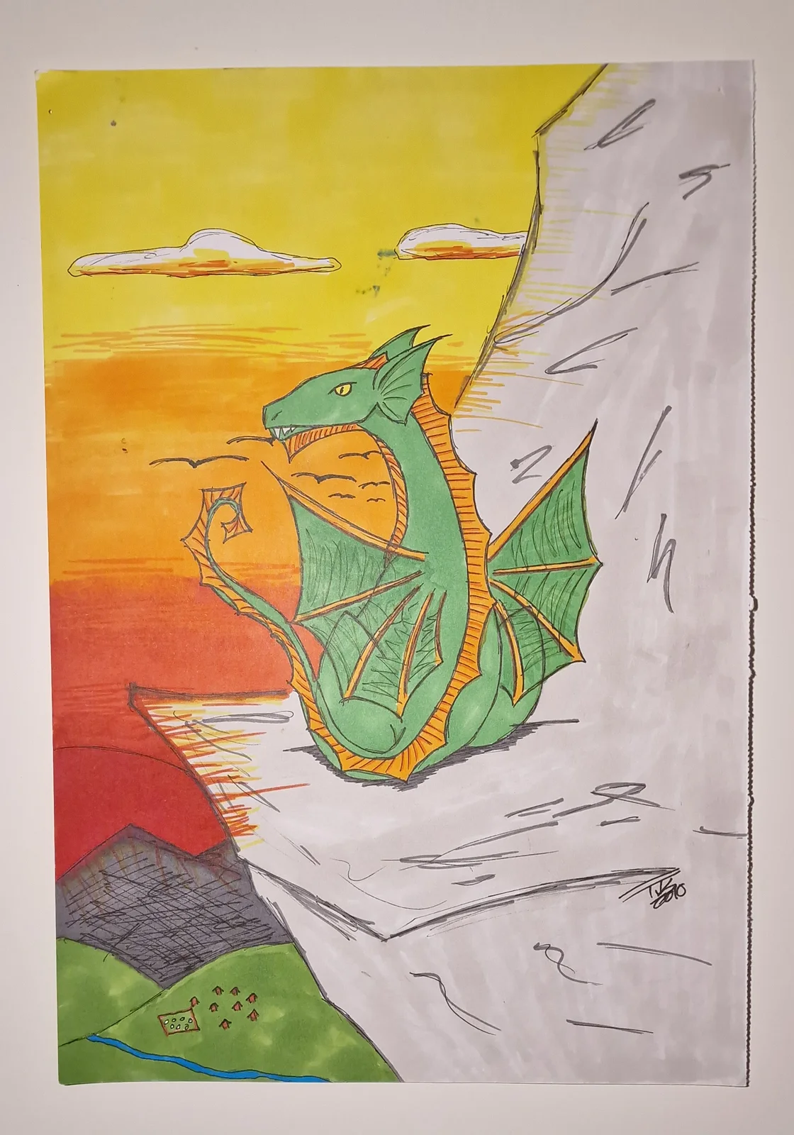 The green dragon av Irina Nygren Zethraeus