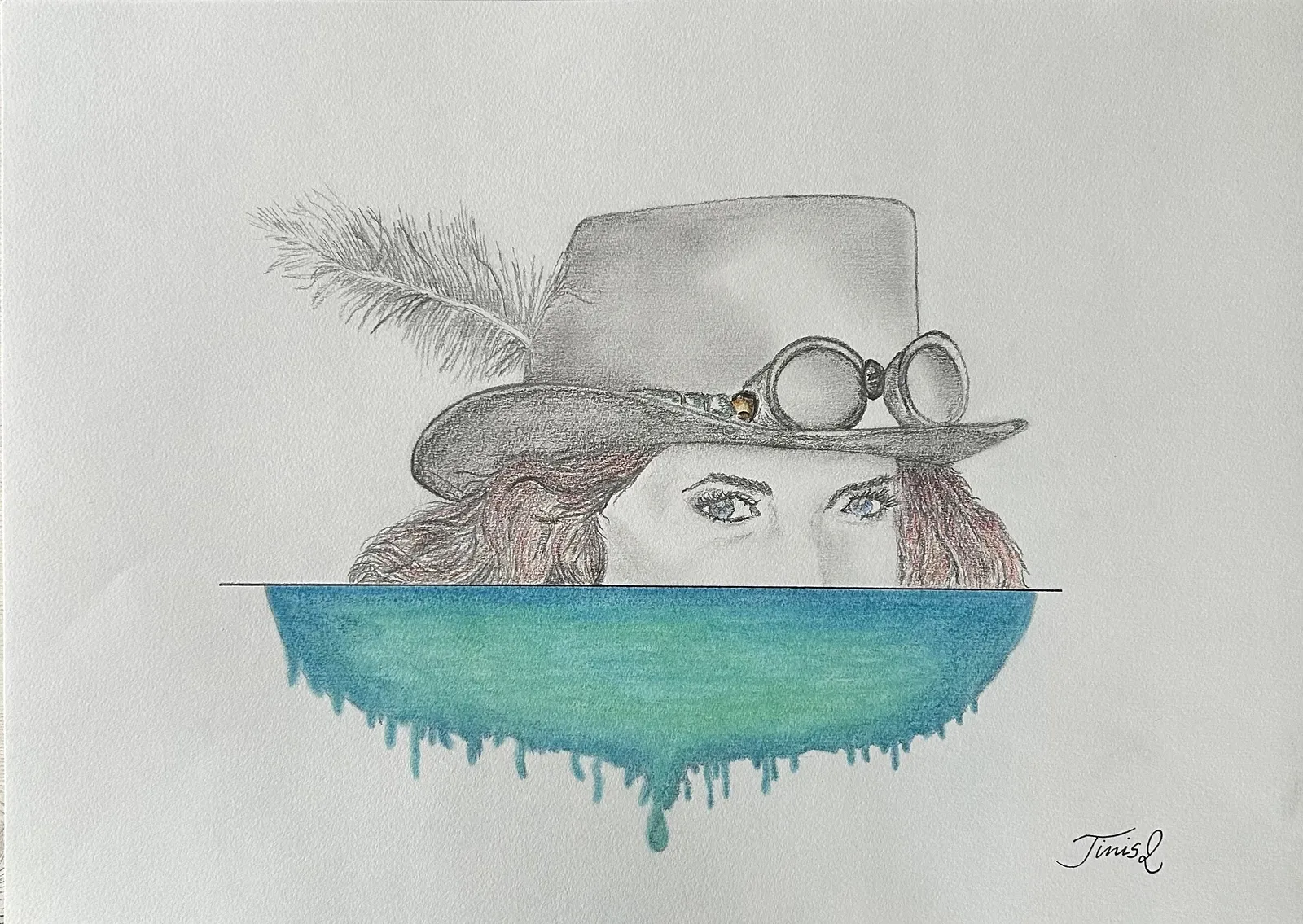 Hat on and hat off for someone 3 av Tinis Q
