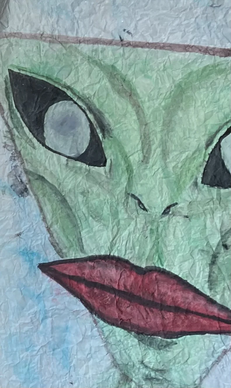 Alien, inglasad av Otto Sundell