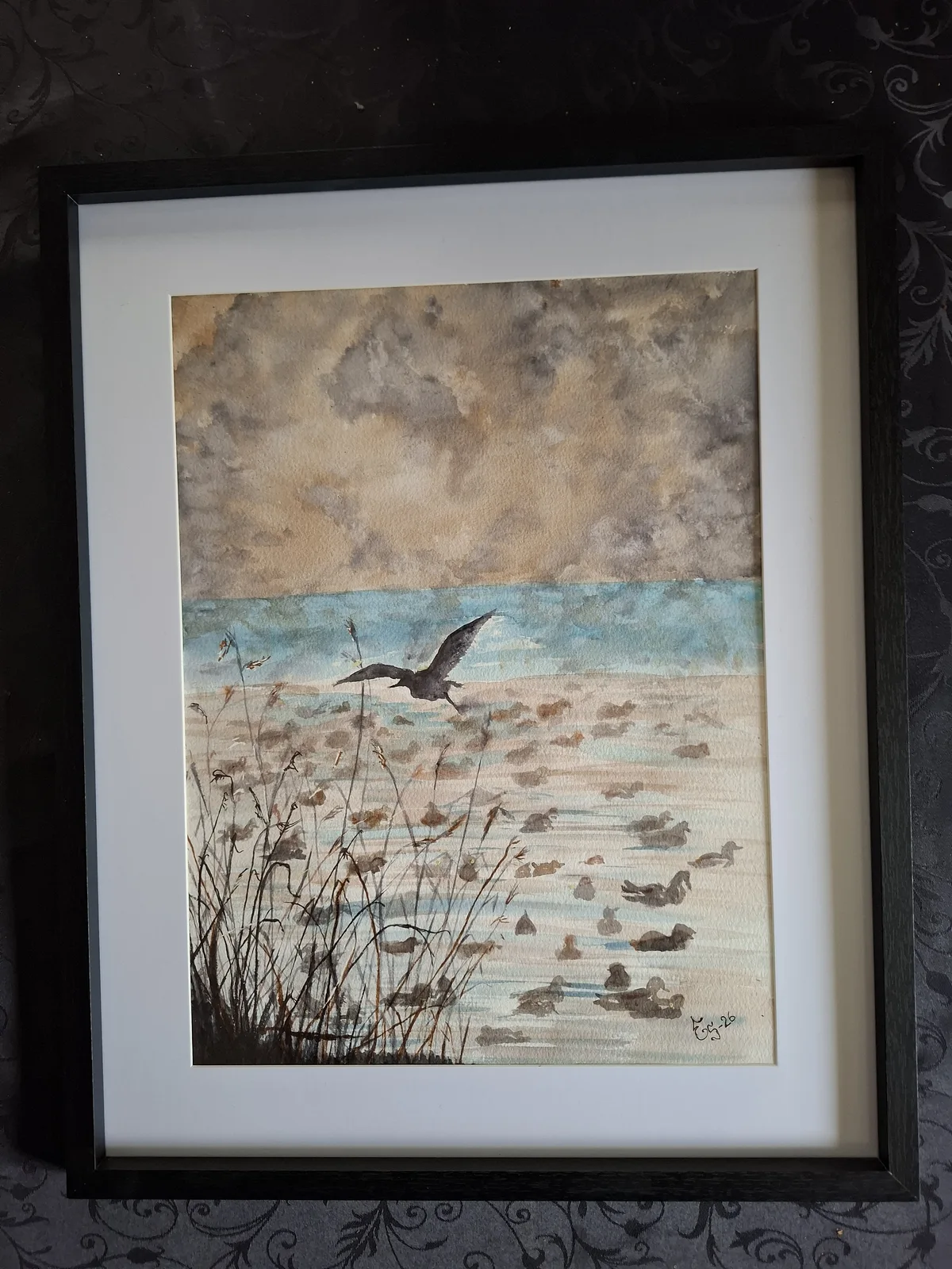 Akvarell av Eleonore Svensson Svensson Eklund