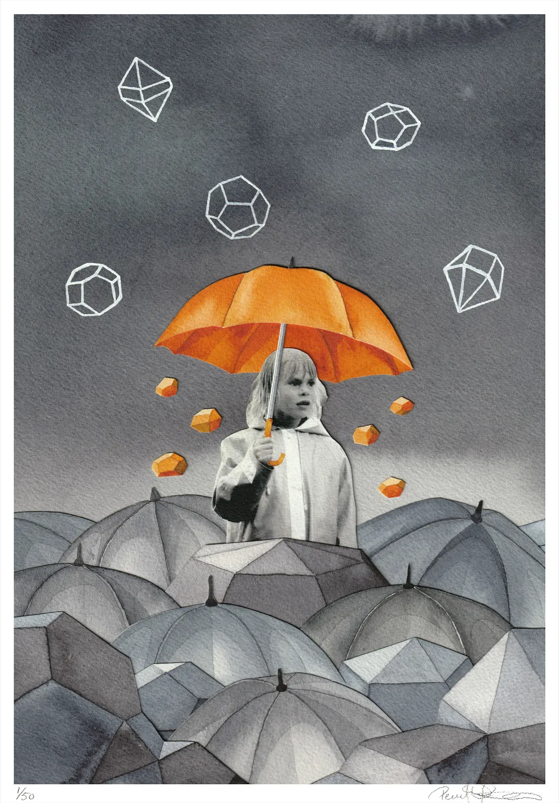 Akvarell Lyfta av Pernilla Gustavsson