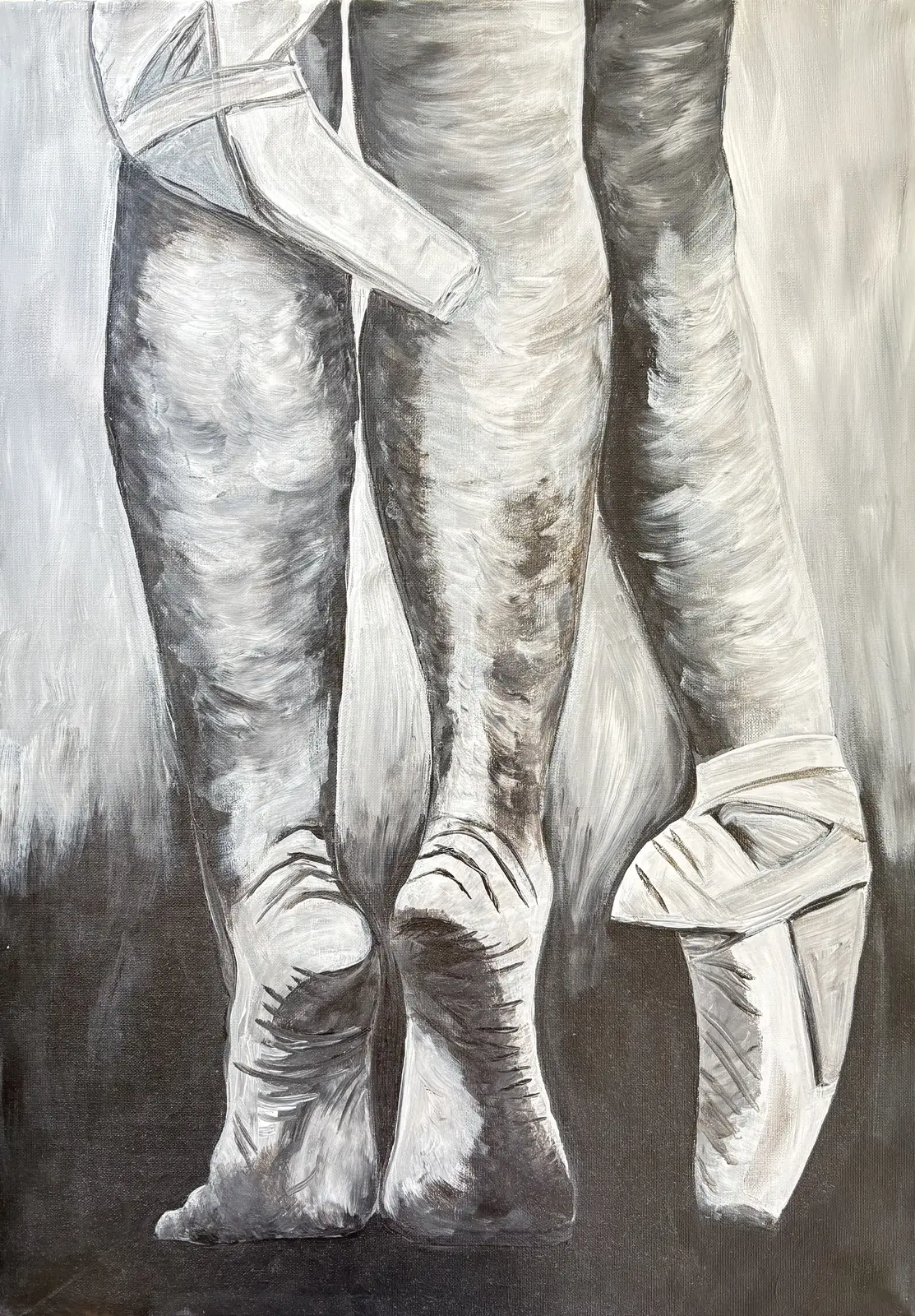 Akrylmålning Det dansande paret av Per Forsberg