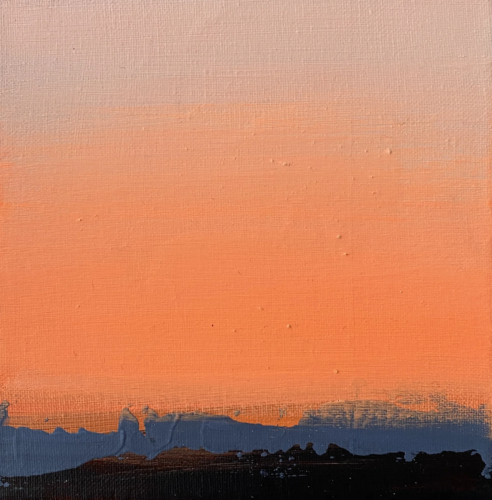 Akrylmålning Natthimmel 1 av Linnea Larsson