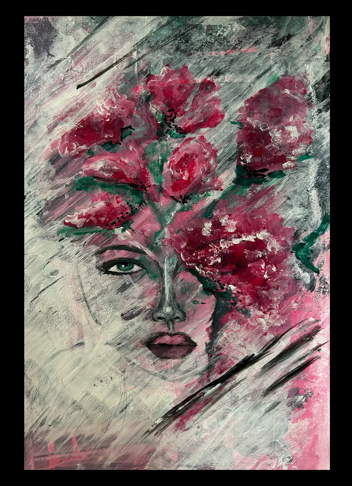 Akrylmålning av Maria Axelsson