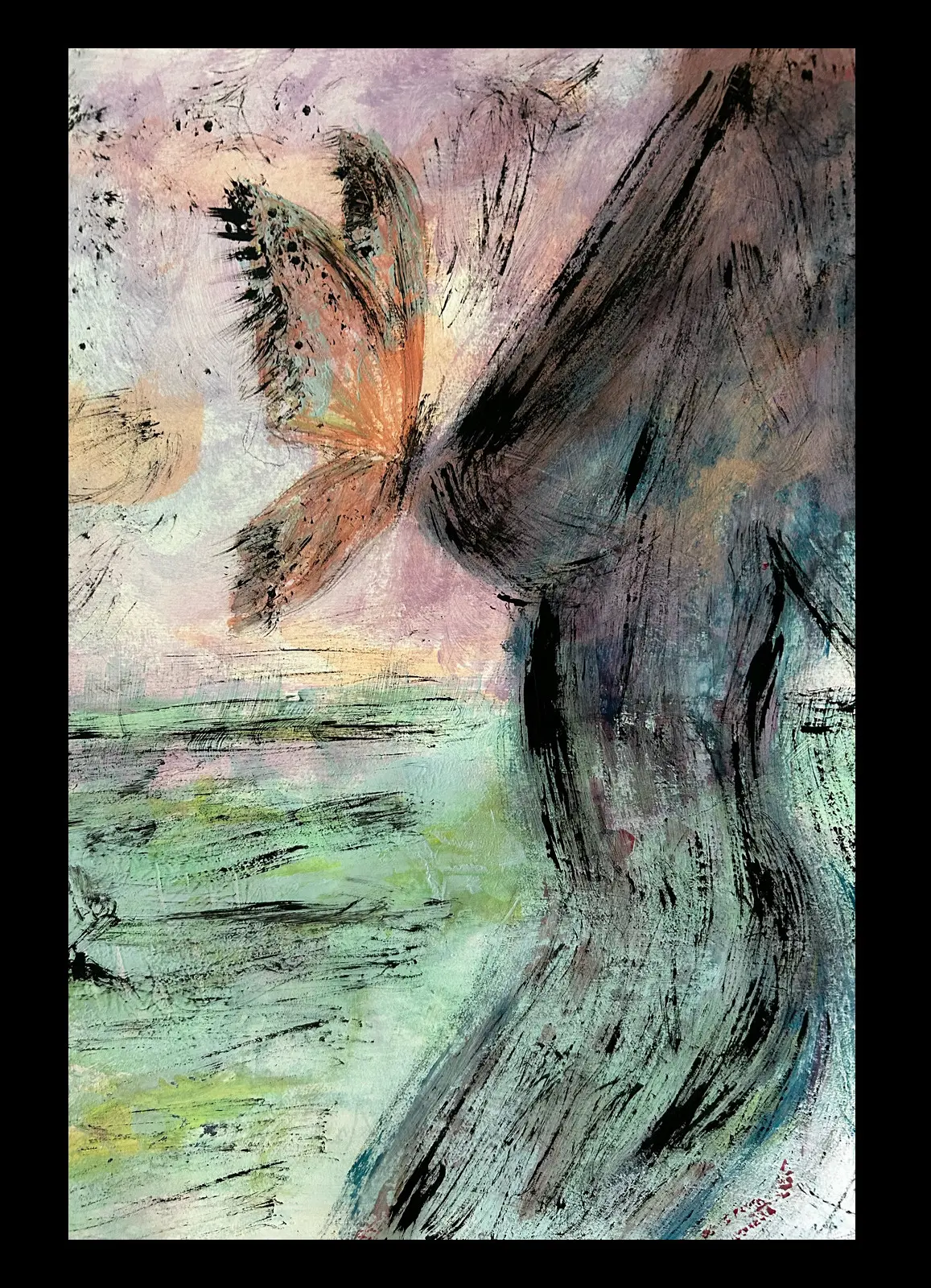 Akrylmålning av Maria Axelsson