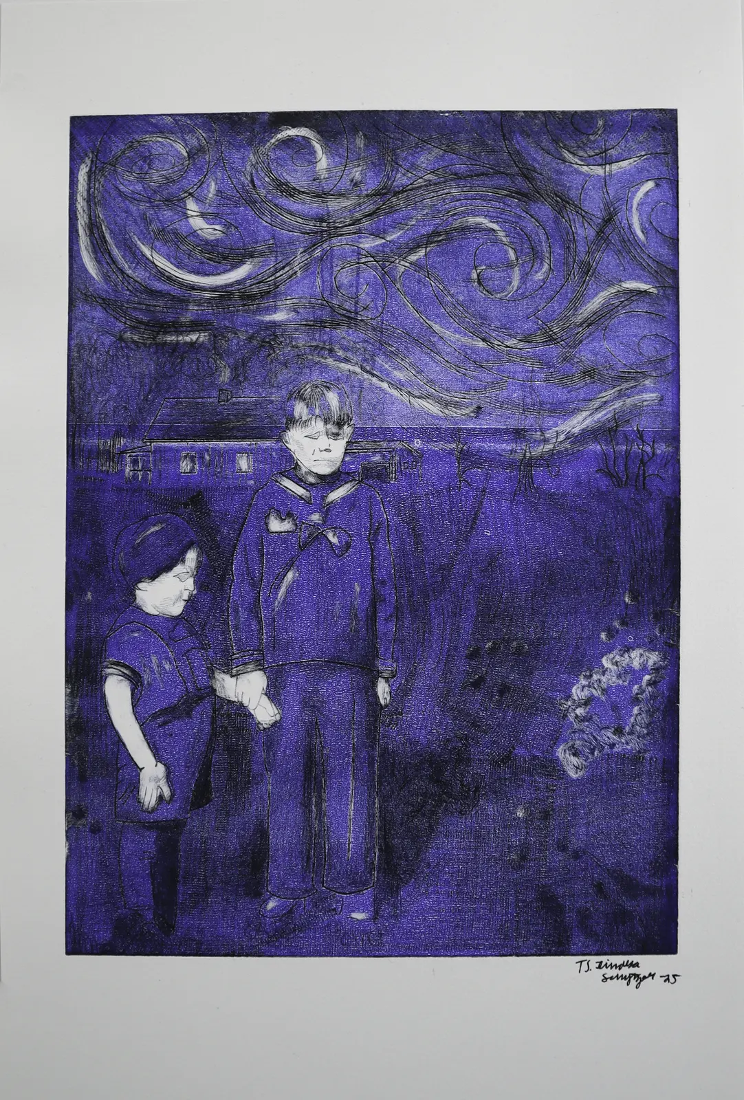 Blå av Tindra Schytzer