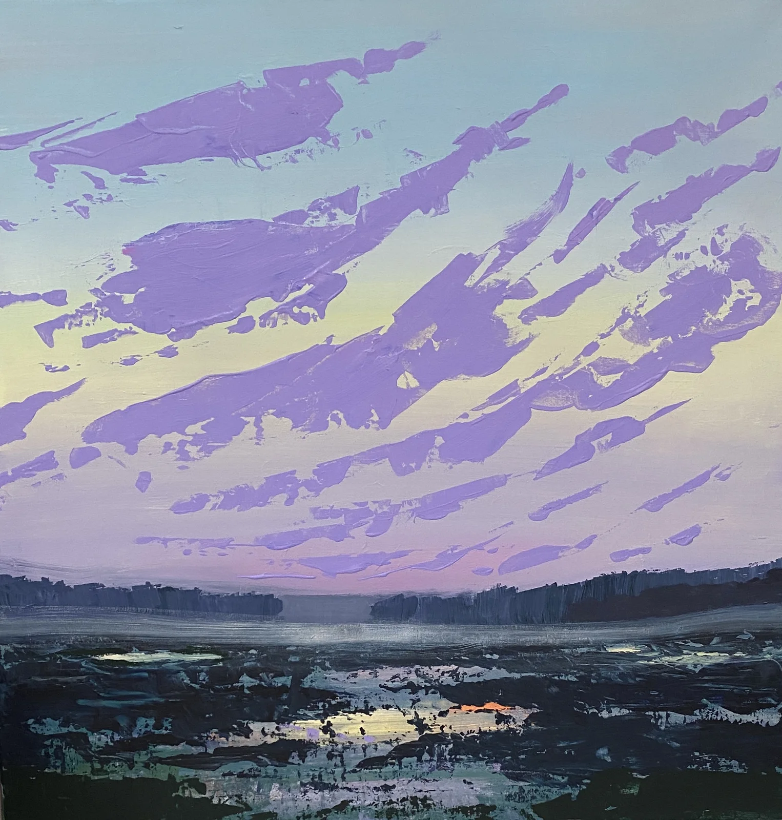 Akrylmålning Dis av Linnea Larsson