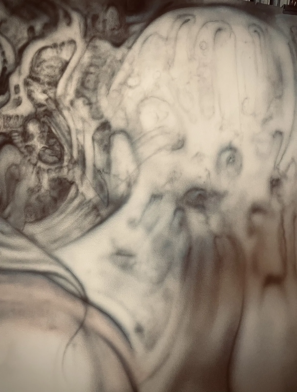 Akrylmålning av G. Nyström