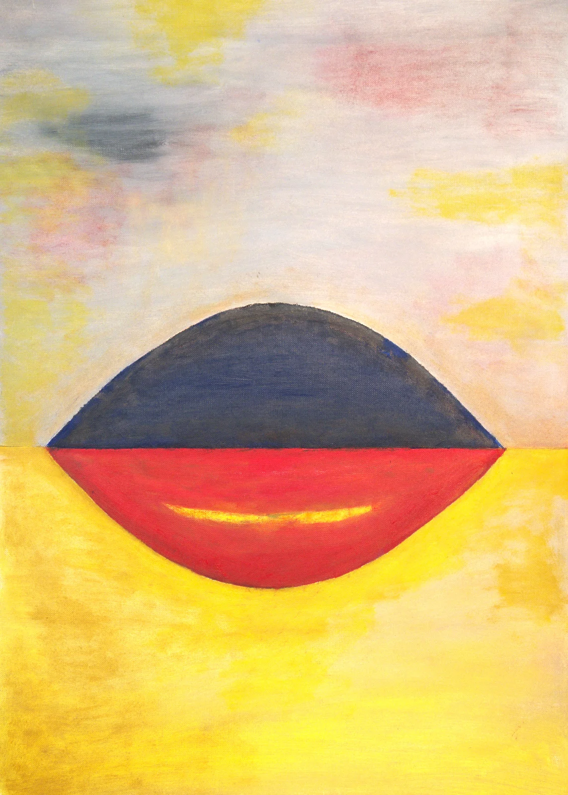 Oljemålning ”Autumn YOGA - III”  -  oil painting av Gerhard Hofman