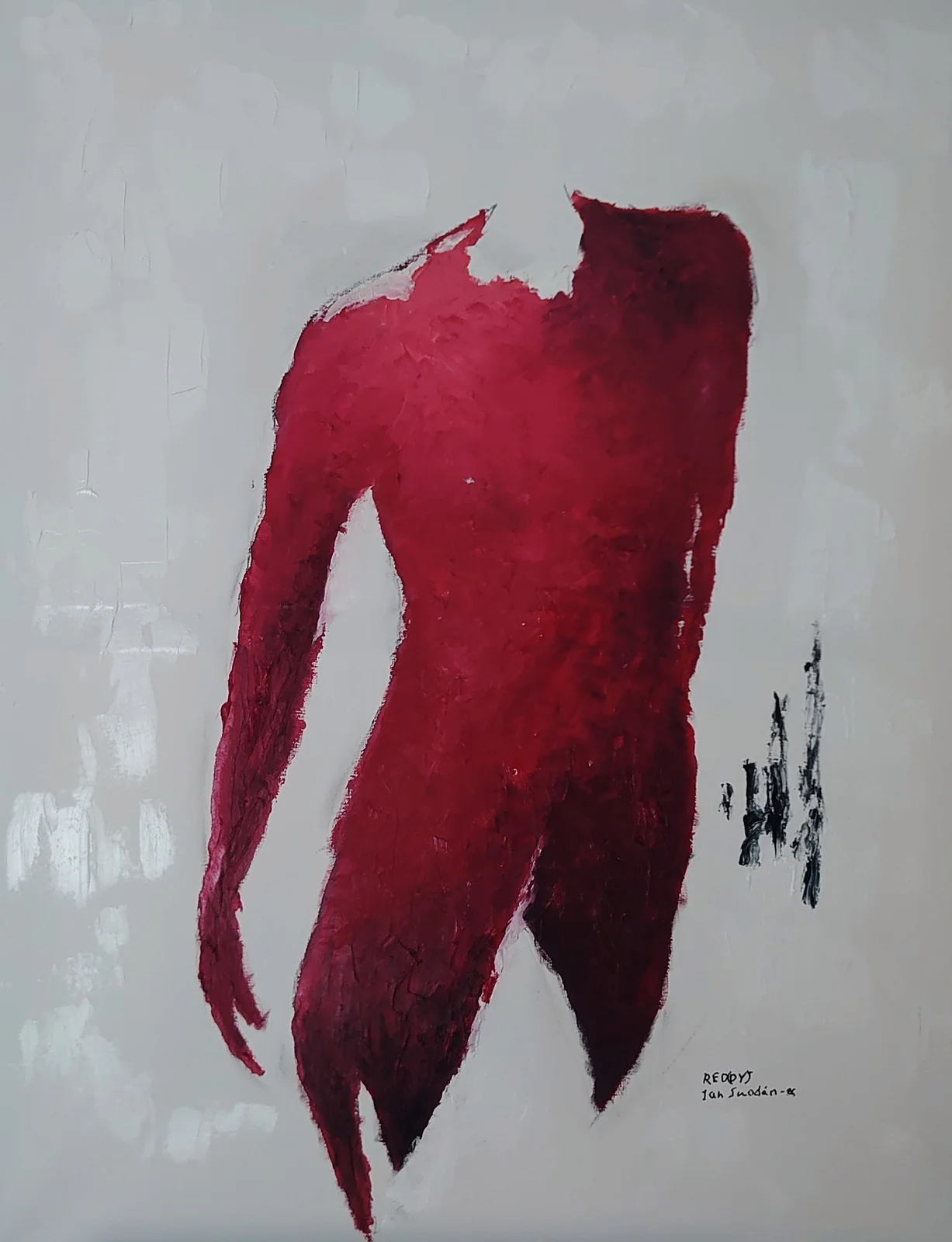 Oljemålning Redo av Jan Sunden