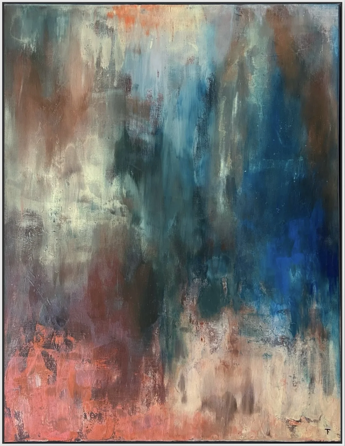 Akrylmålning Epic av Tina Fornbrandt