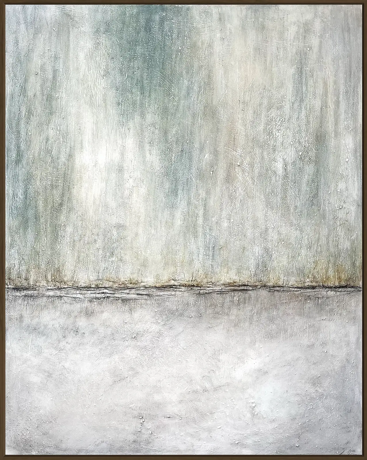 Akrylmålning Serene Contrast av Lena Johnson