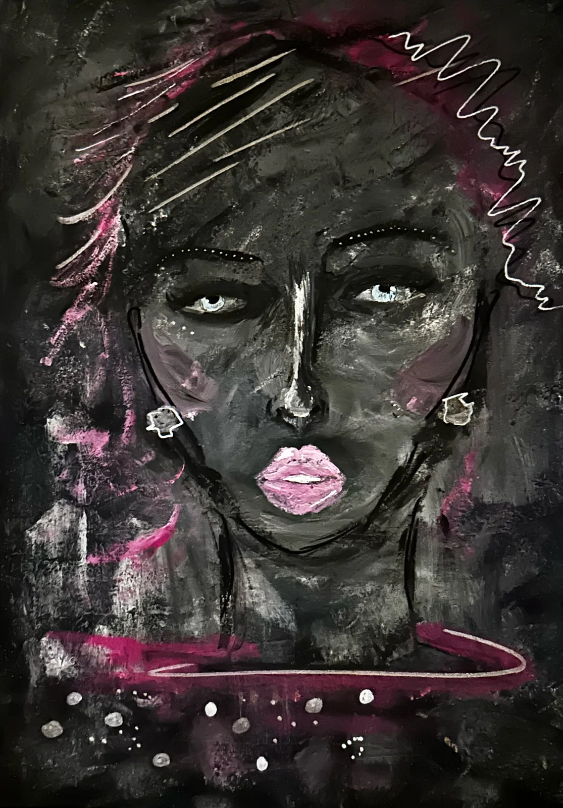 Akrylmålning av Maria Axelsson