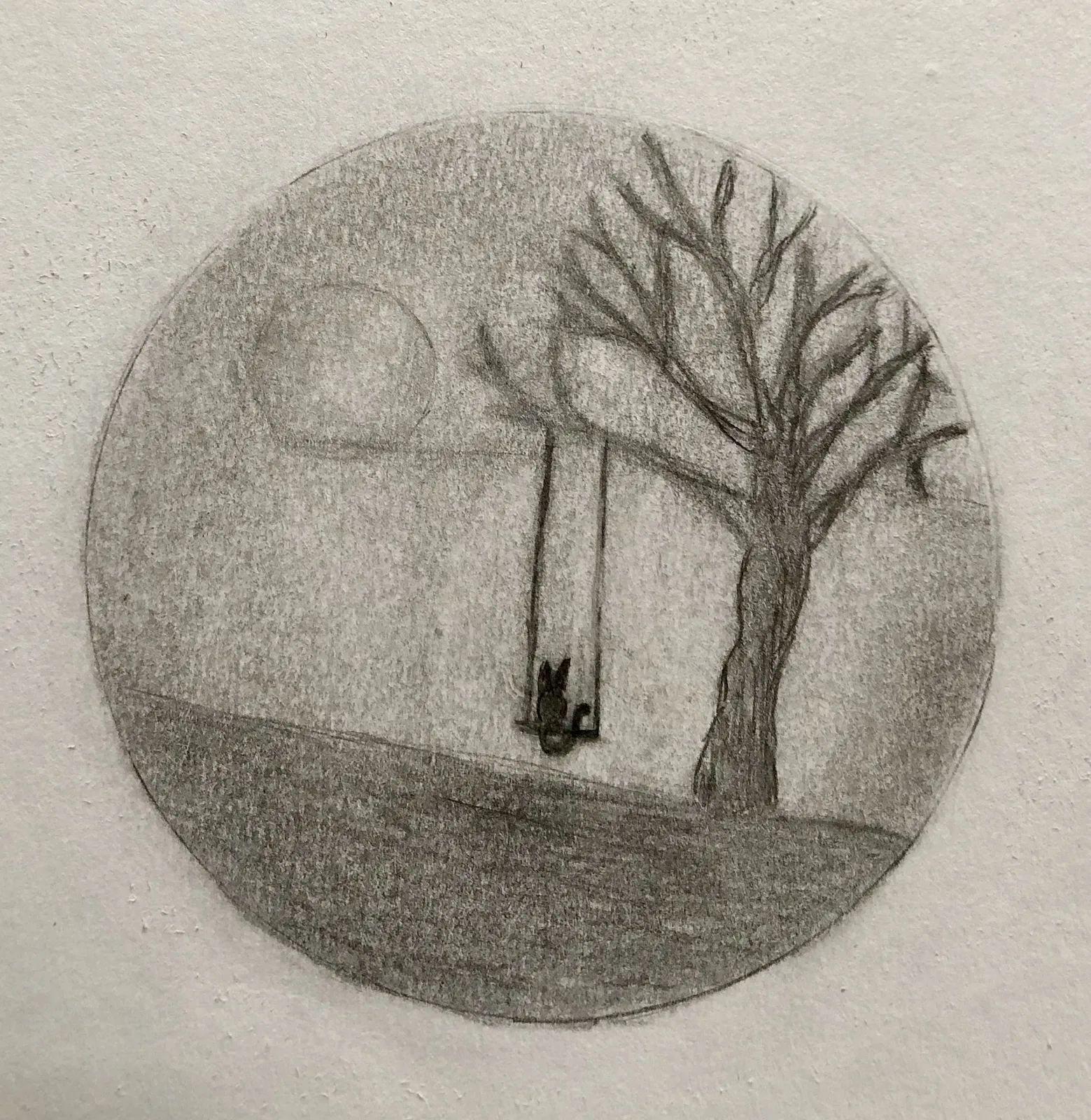 Rocking cat, inramad av Otto Sundell