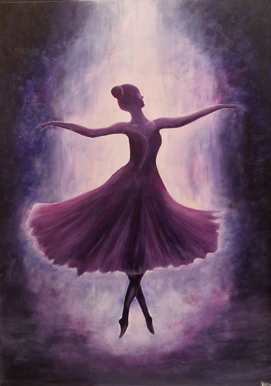 Akrylmålning Whispers of Grace av Pia K. Egeriis