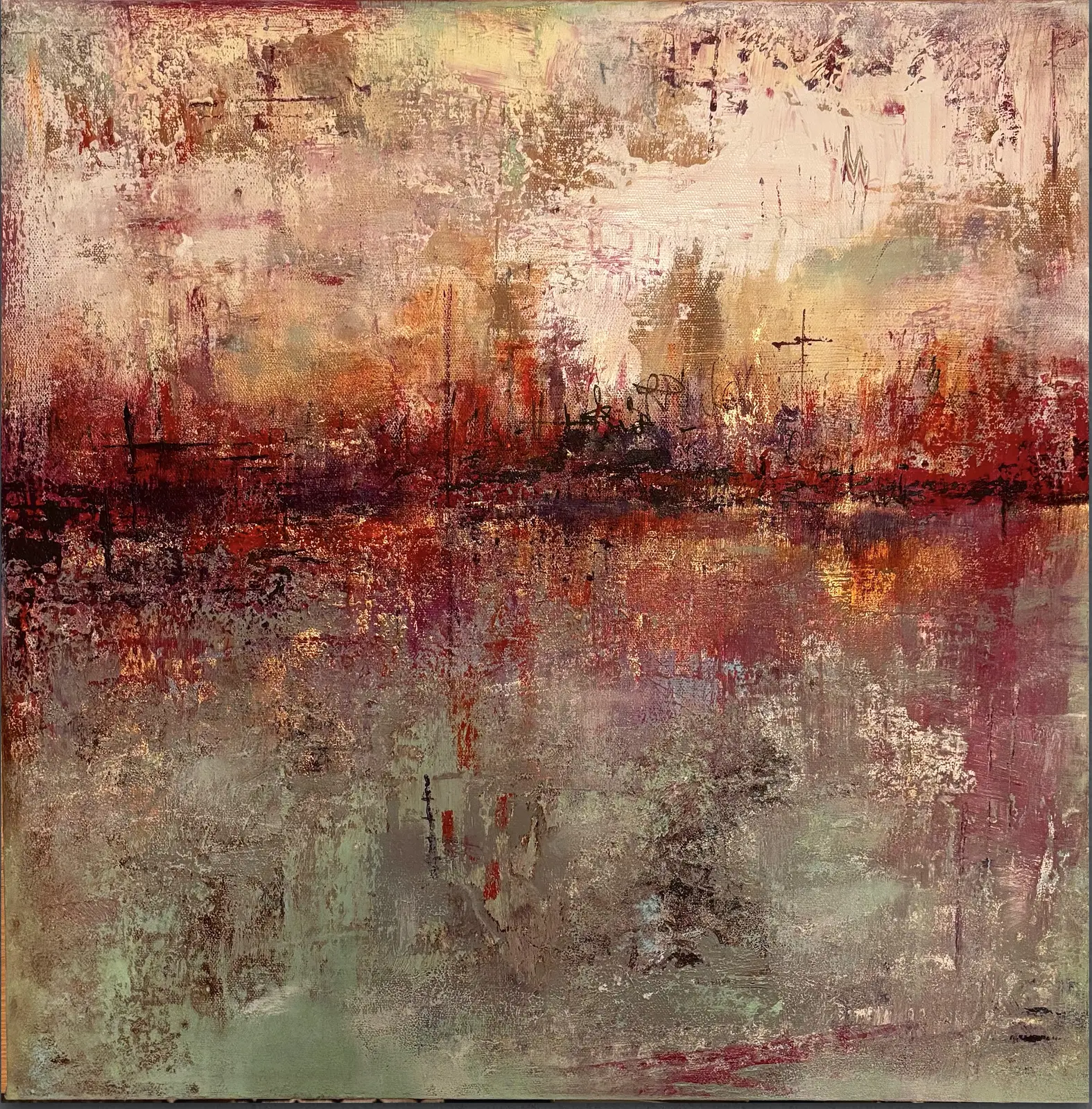 Akrylmålning av Ceren Kamar Bergh